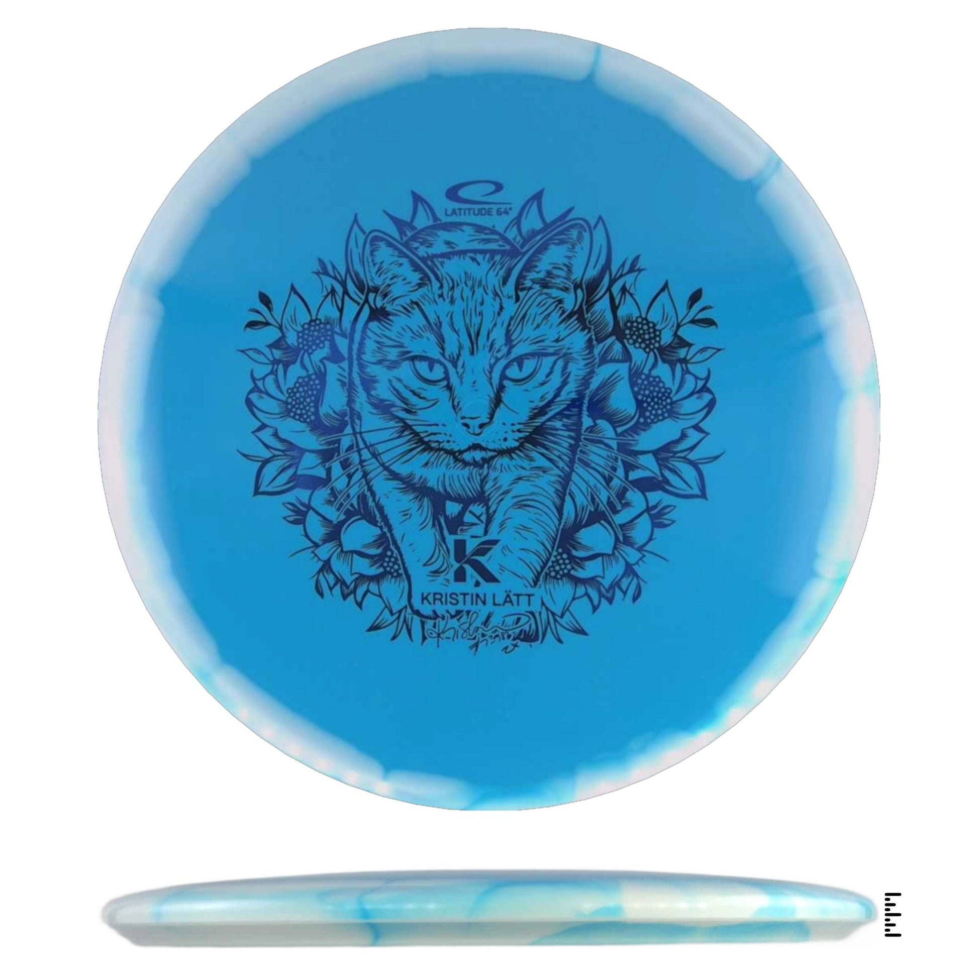 Gold Orbit Claymore Kristin Lätt 2025 Team Series - Light Blue / White - Powergrip USA