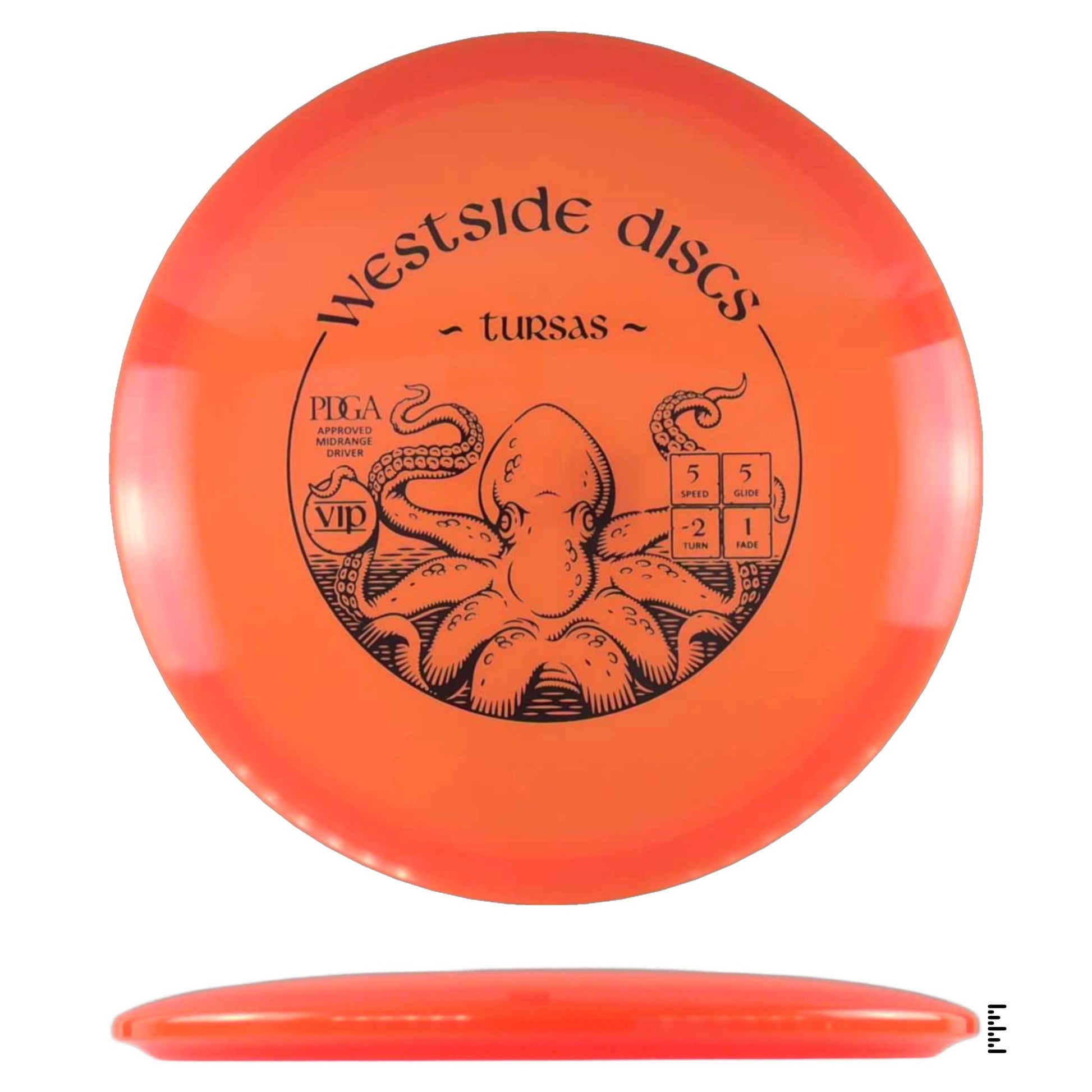 Westside Discs VIP Tursas - Orange - Powergrip USA