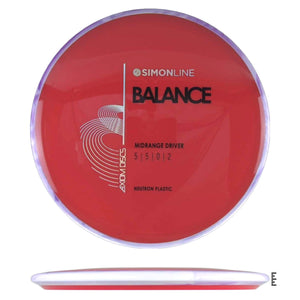 Axiom Discs Neutron Balance - Red / Plum - Powergrip USA