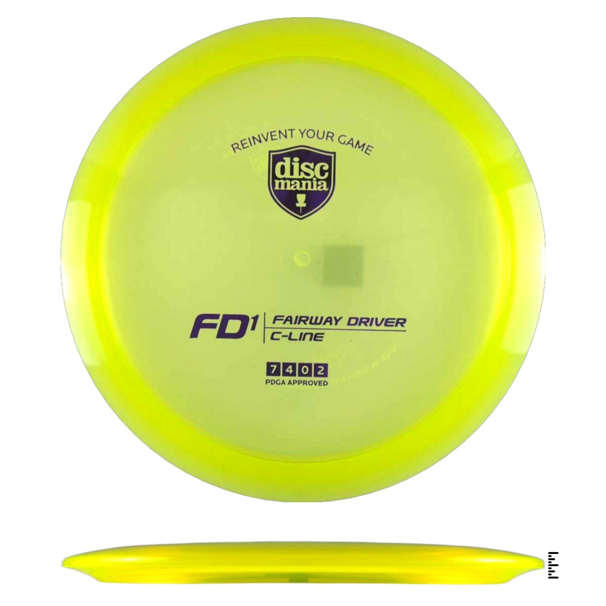Discmania C - Line FD1 - Yellow - Powergrip USA
