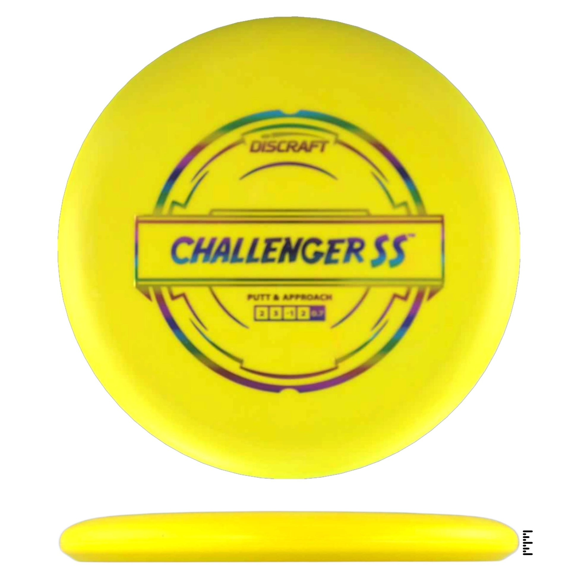 Discraft D Line Challenger SS - Yellow - Powergrip USA