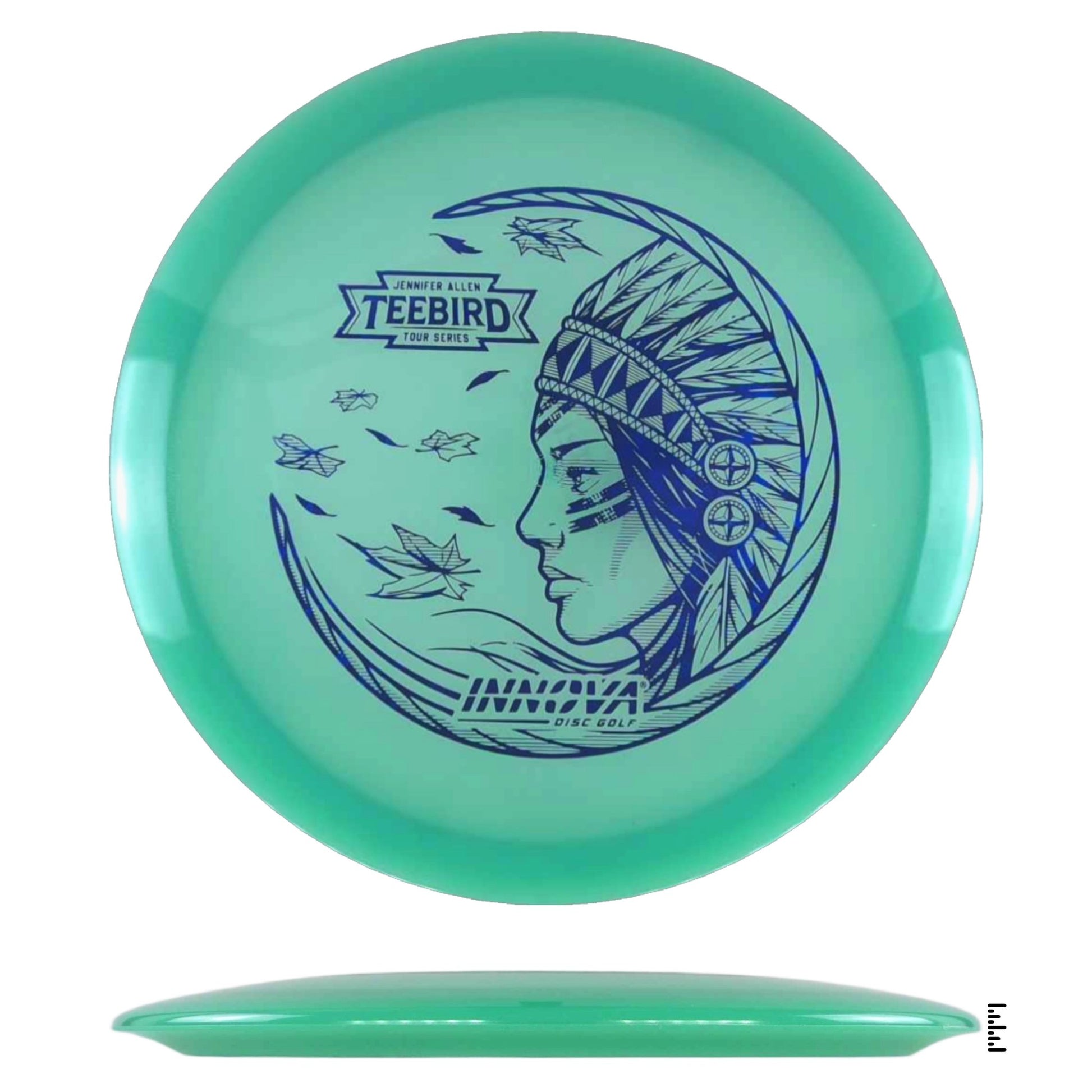 Proto Glow Champion Teebird 2025 Jennifer Allen Tour Series - Turquoise - Powergrip USA