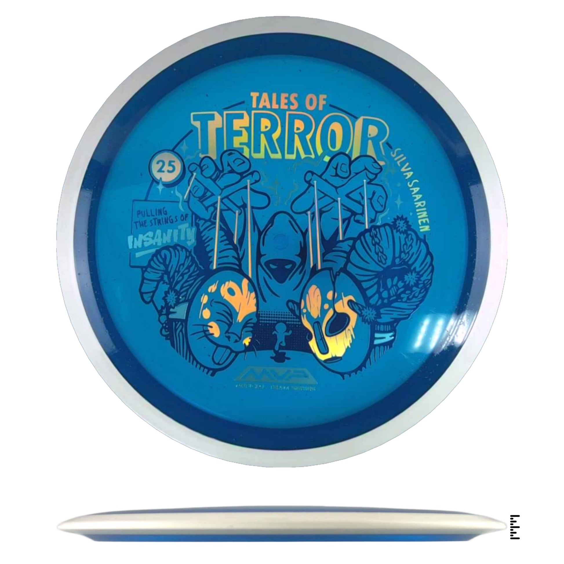 Axiom Discs Particle Proton Insanity - 2025 Halloween Special Edition - Blue / White - Powergrip USA