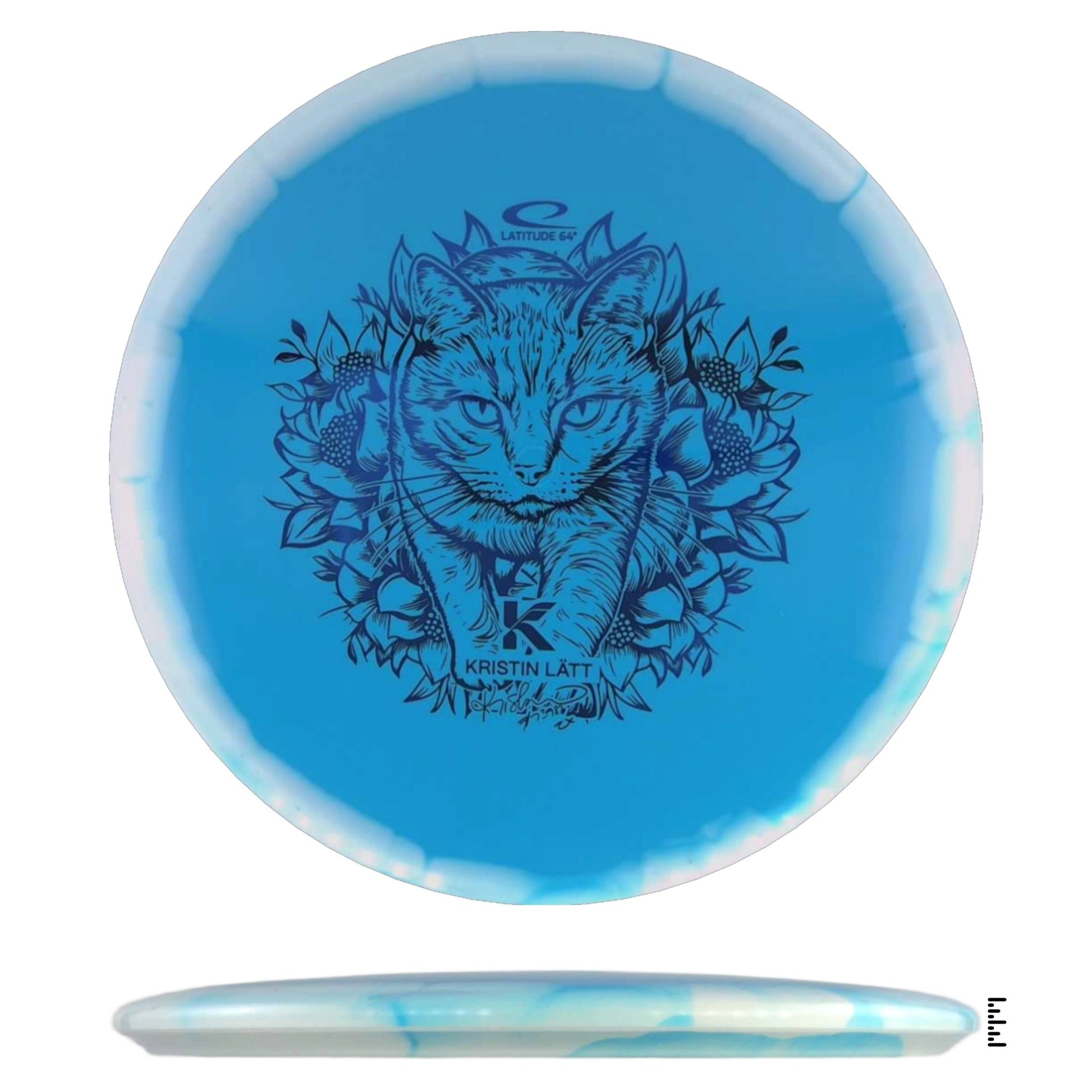 Gold Orbit Claymore Kristin Lätt 2025 Team Series - Light Blue / White - Powergrip USA