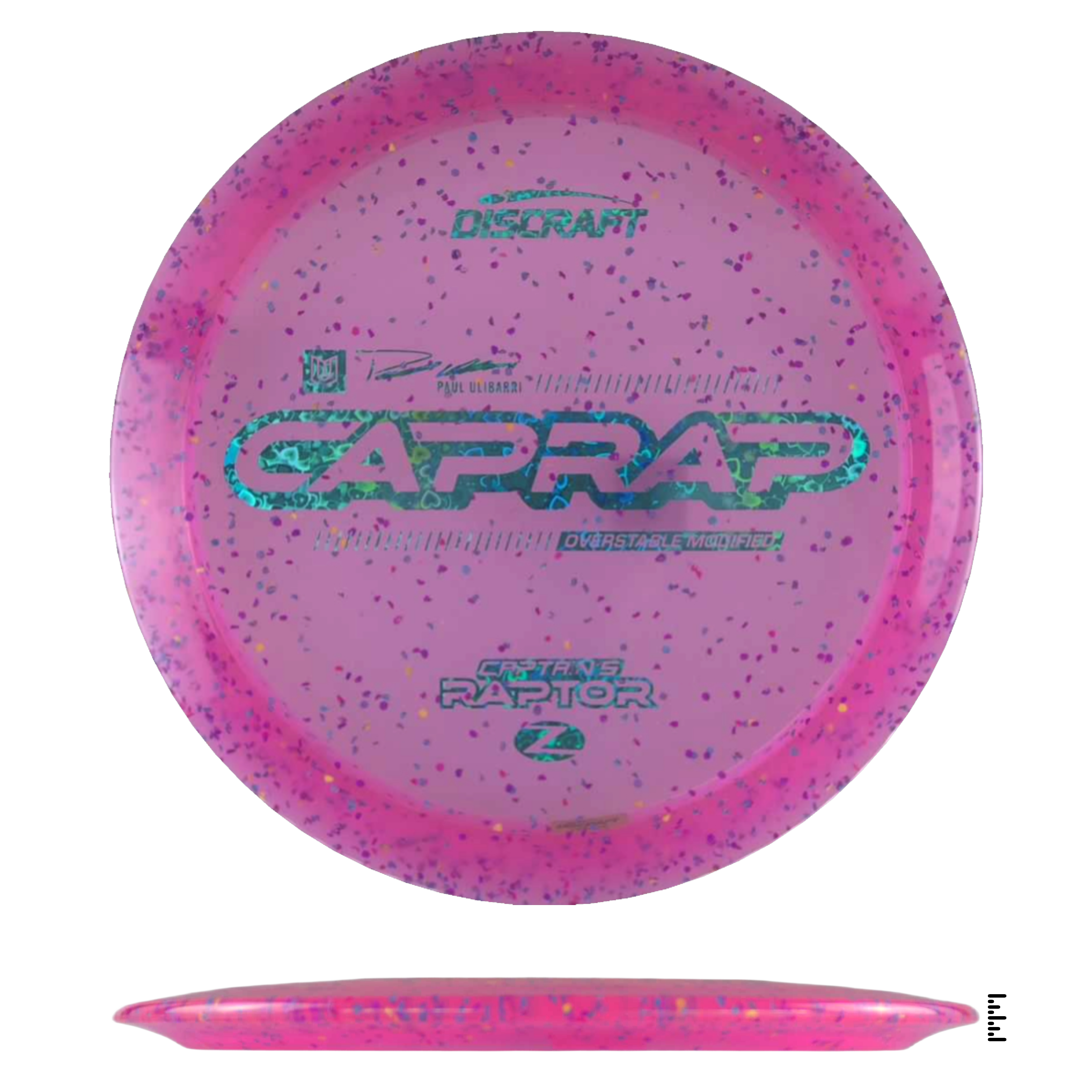 Discraft Z Confetti Captain's Raptor - 2026 Paul Ulibarri