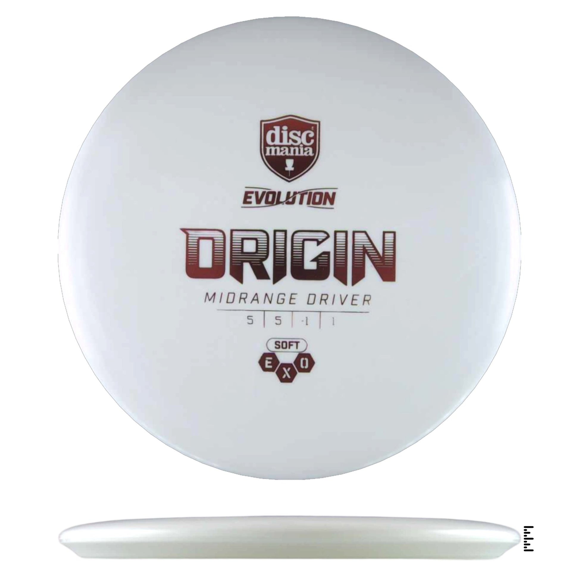 Discmania Evolution Soft Exo Origin - White - Powergrip USA