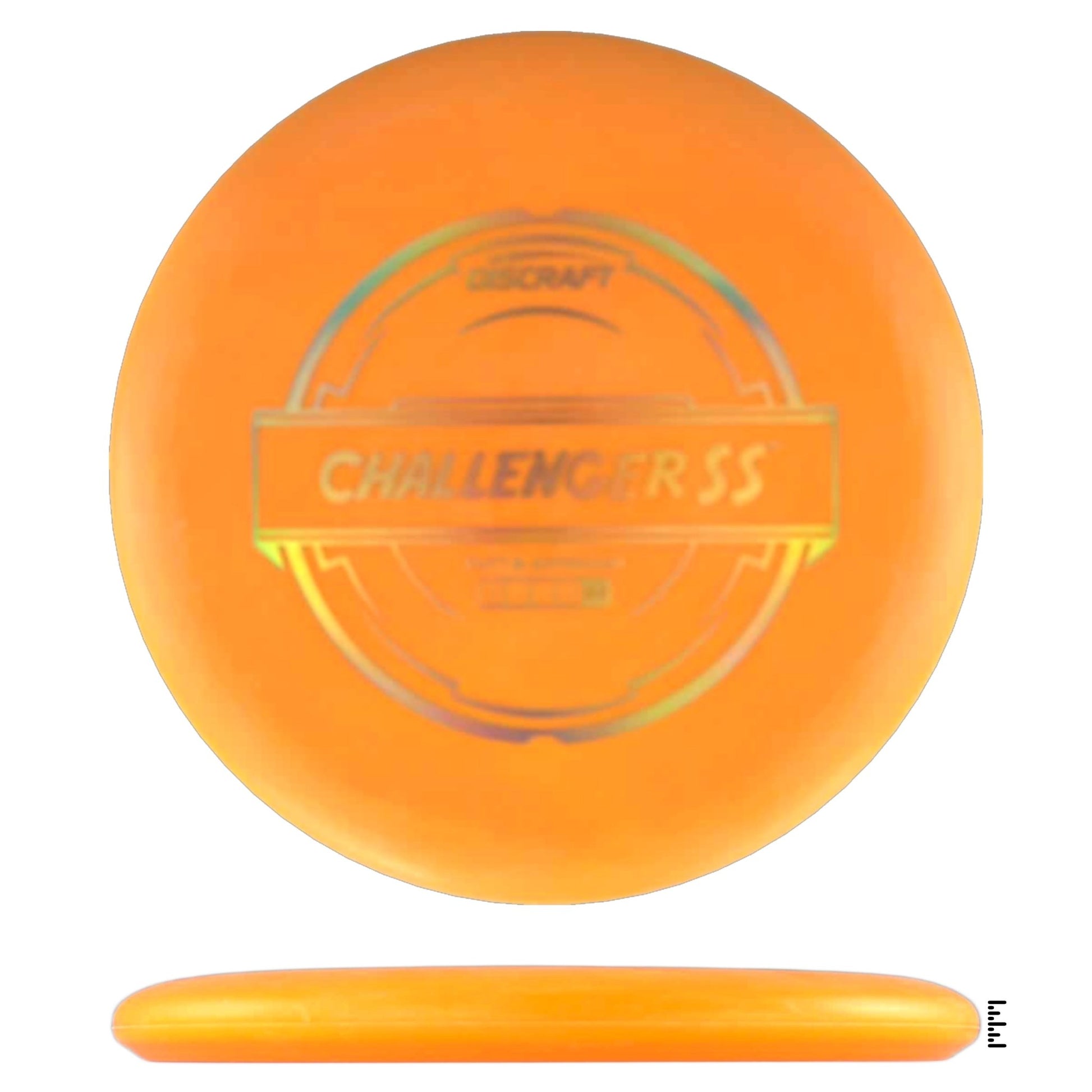 Discraft D Line Challenger SS - Orange - Powergrip USA