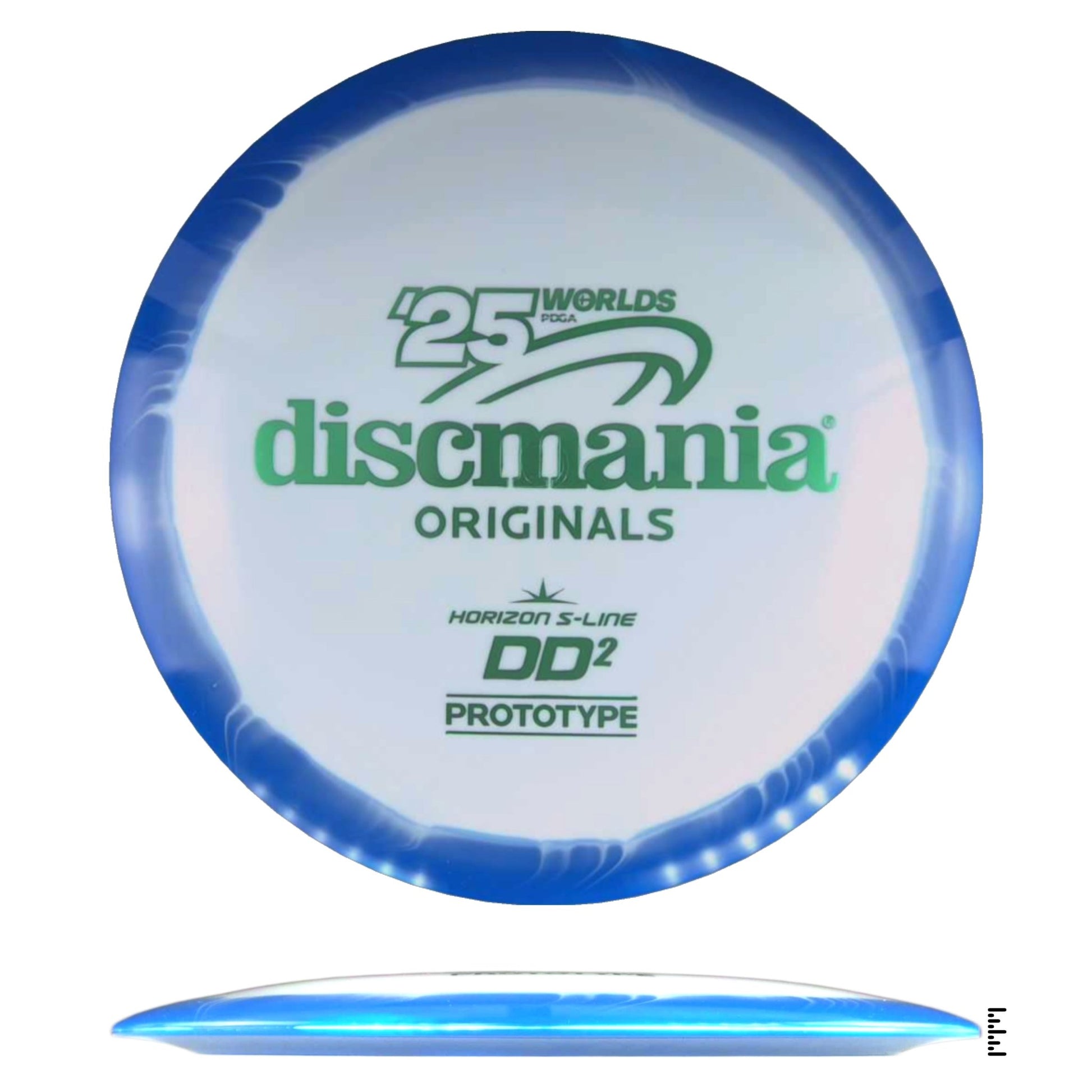Horizon S - Line DD2 Prototype - Worlds 2025 - White / Blue - Powergrip USA
