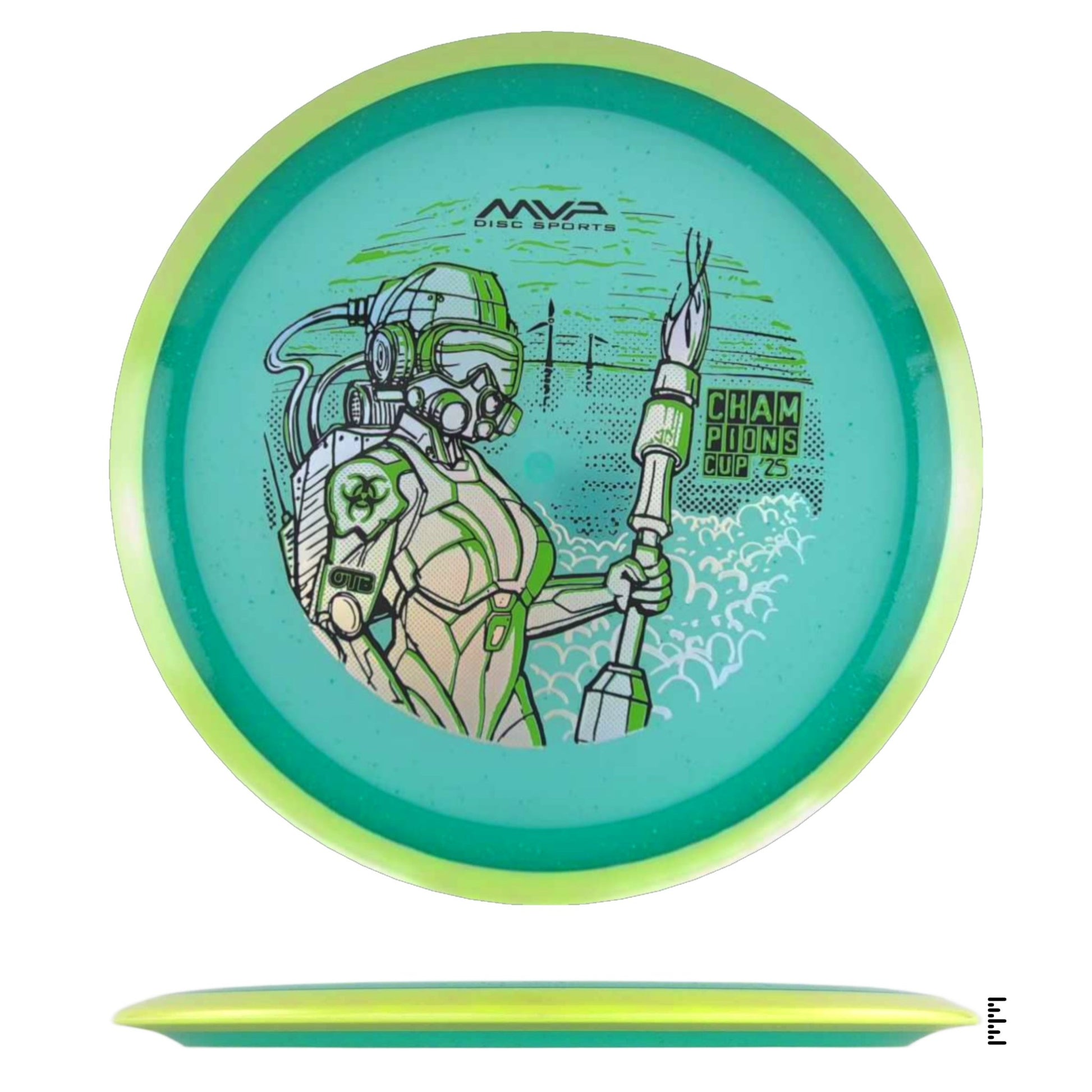 Particle Glow Proton Virus - Champions Cup Edition - Green / Yellow - Powergrip USA