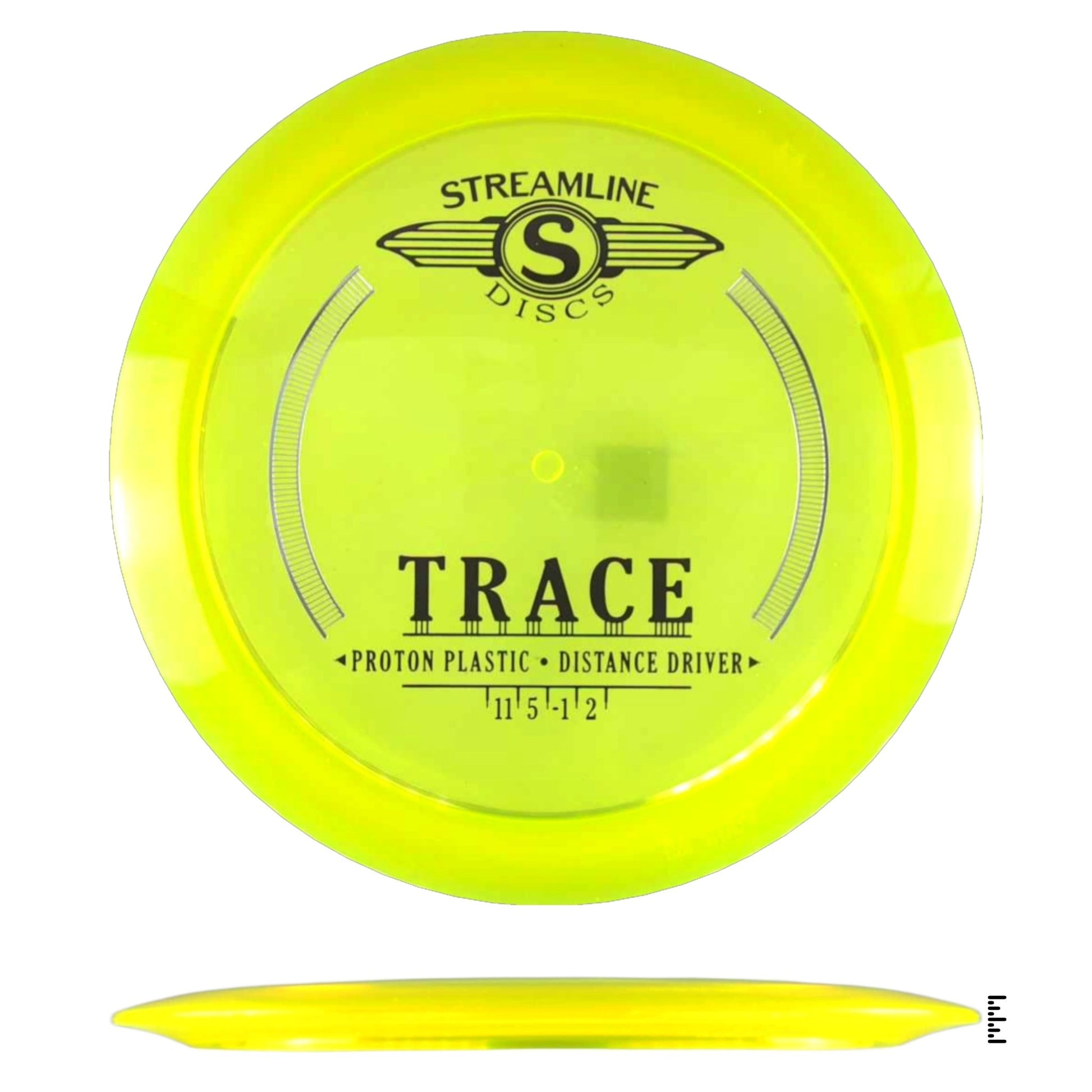 Streamline Discs Proton Trace - Fluorescent Yellow - Powergrip USA