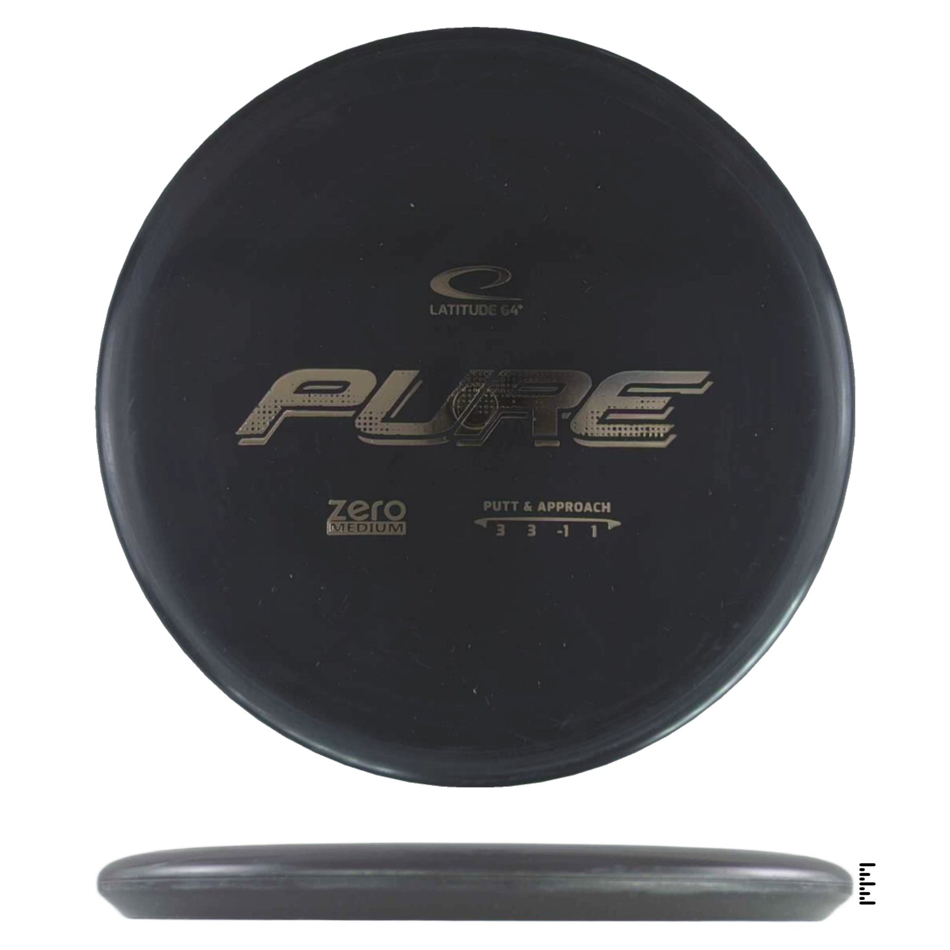 Latitude 64 Zero Medium Pure - Black - Powergrip USA