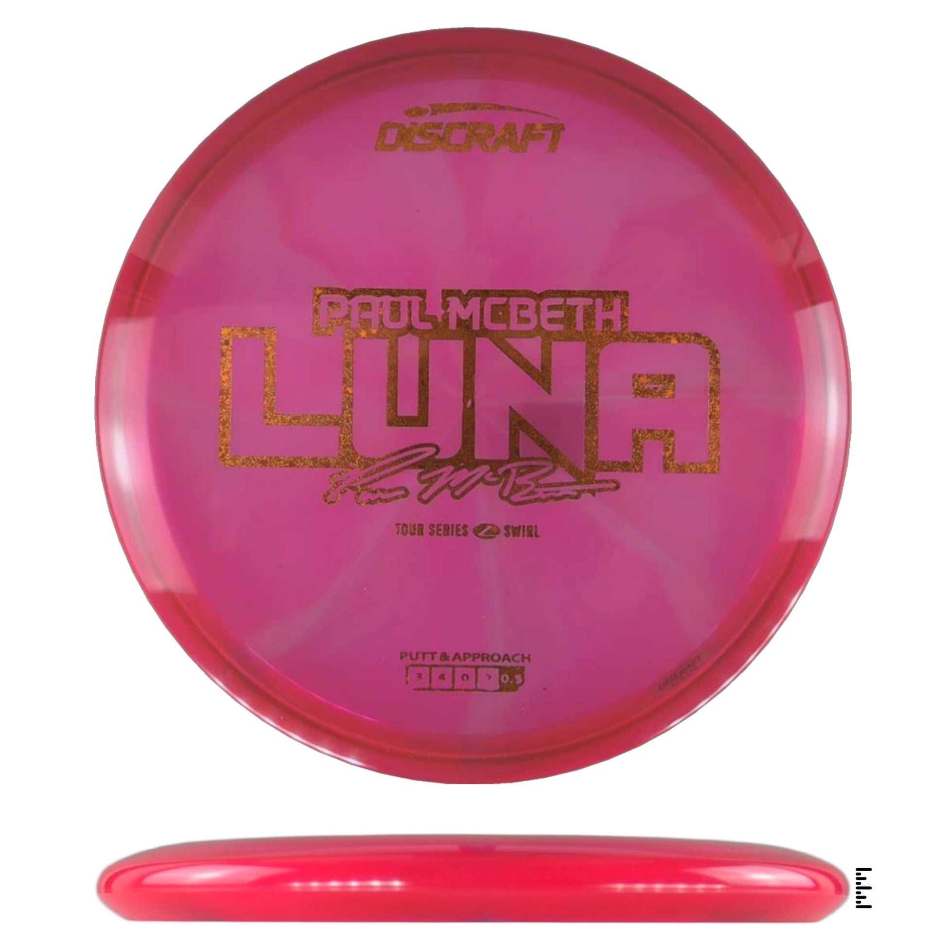 Discraft Z Swirl Luna 2025 Paul McBeth Tour Series - Red - Powergrip USA