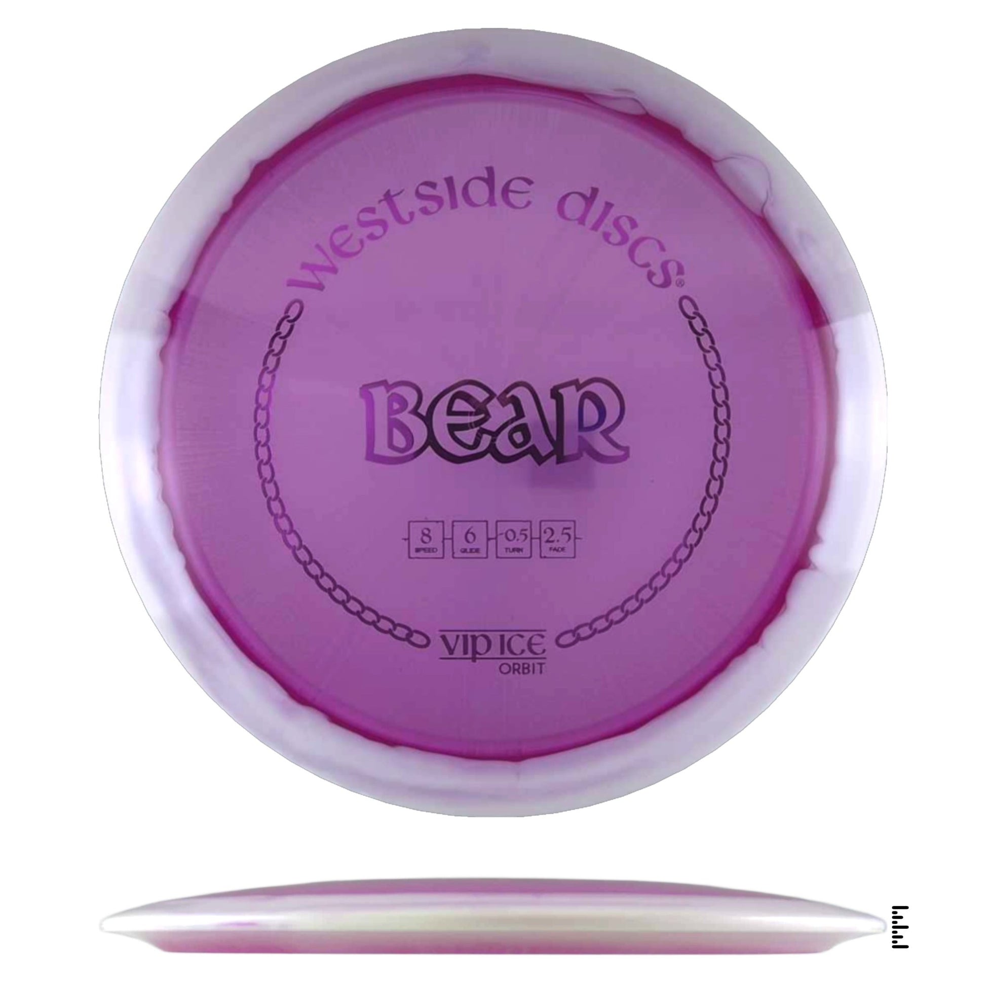 Westside Discs VIP Ice Orbit Bear - Violet - Powergrip USA