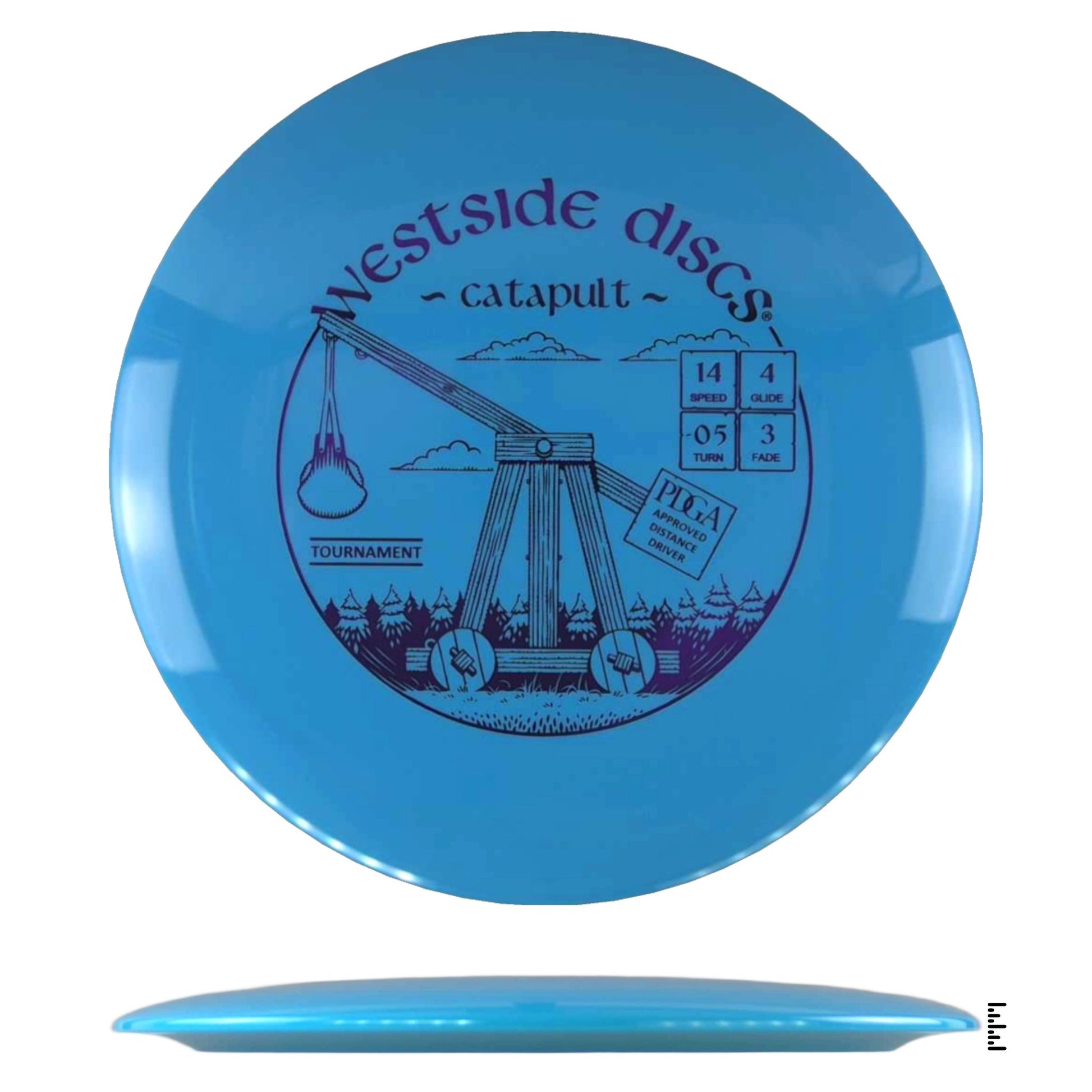 Westside Discs Tournament Catapult - Sky Blue - Powergrip USA