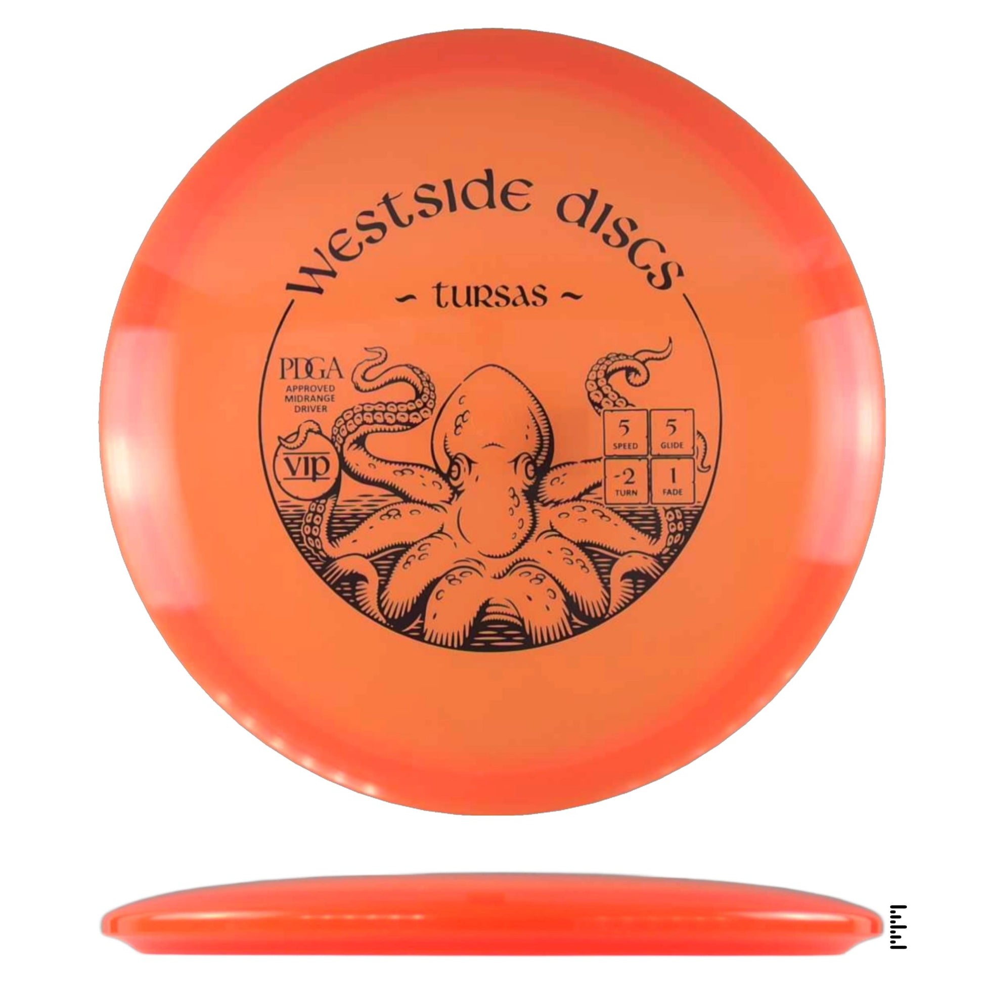 Westside Discs VIP Tursas - Orange - Powergrip USA