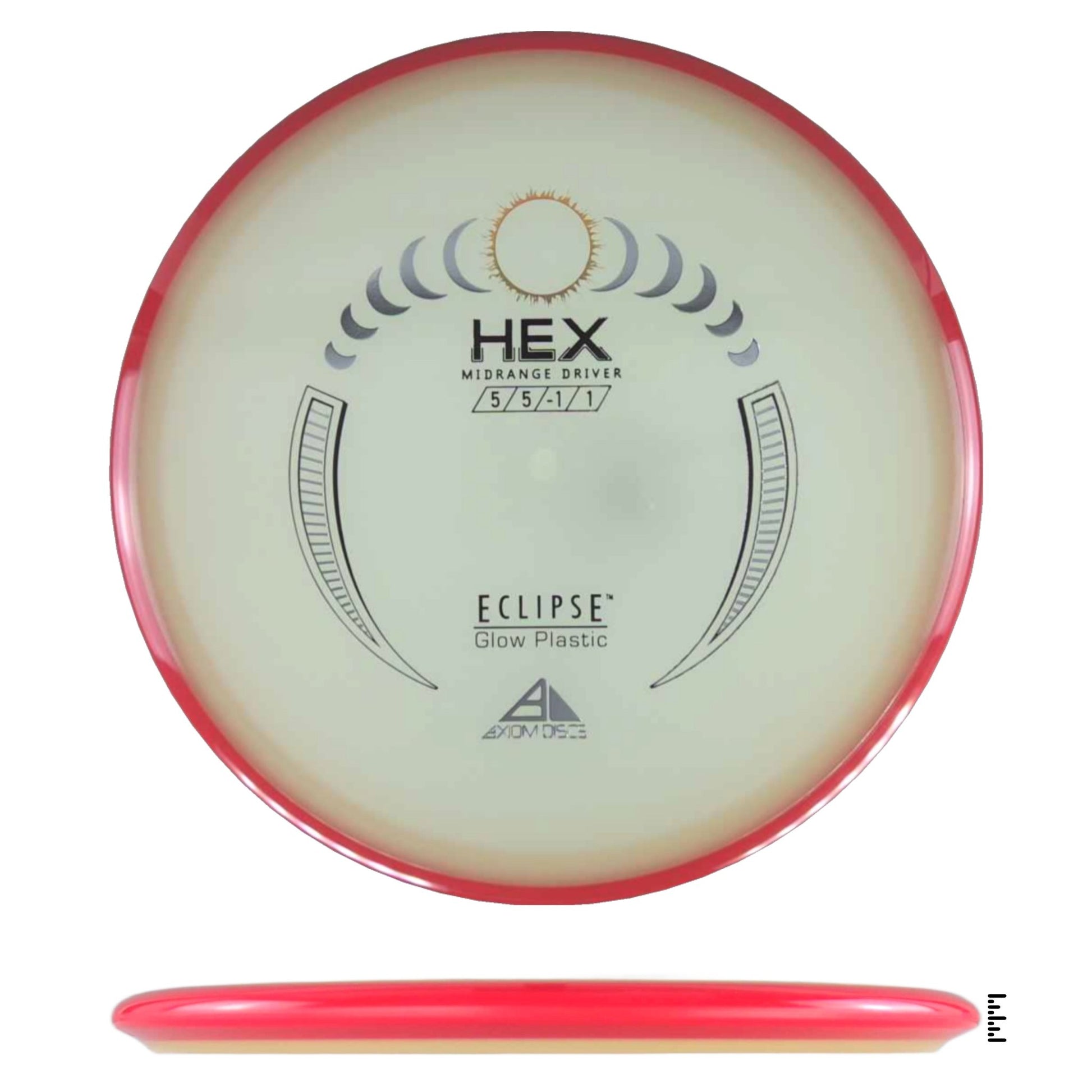 Axiom Discs Eclipse Hex - Red - Powergrip USA