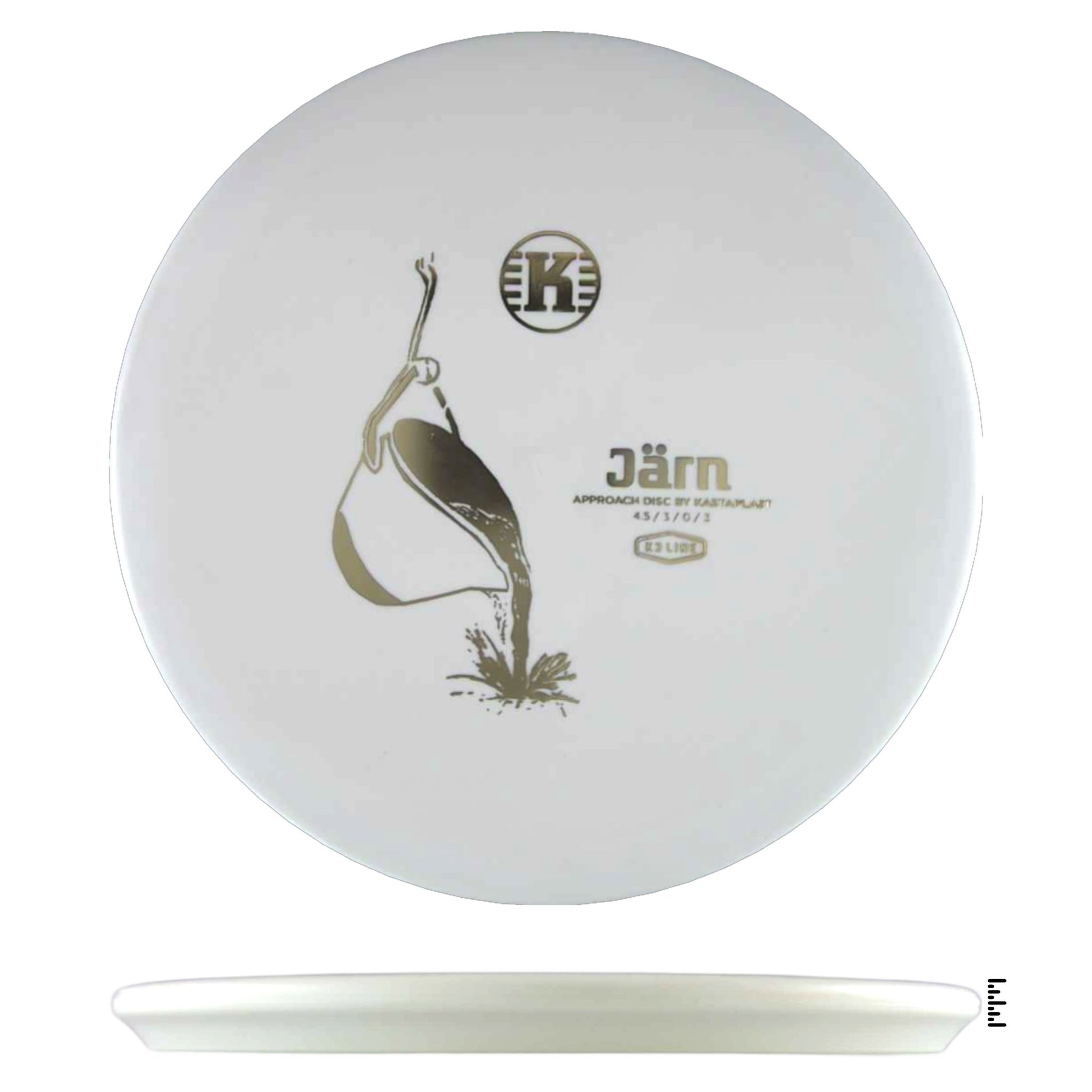 Kastaplast K3 Järn - White - Powergrip USA