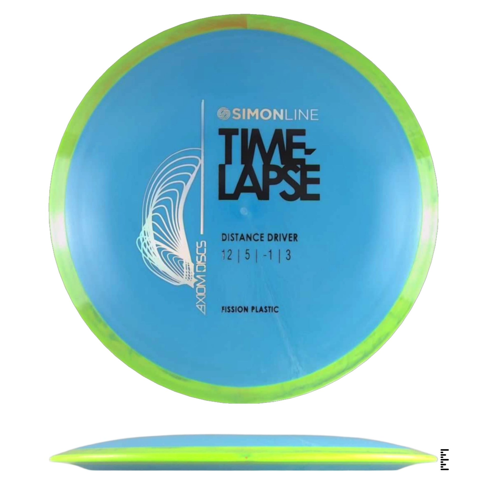 Fission Time - Lapse - Light Blue / Lime - Powergrip USA