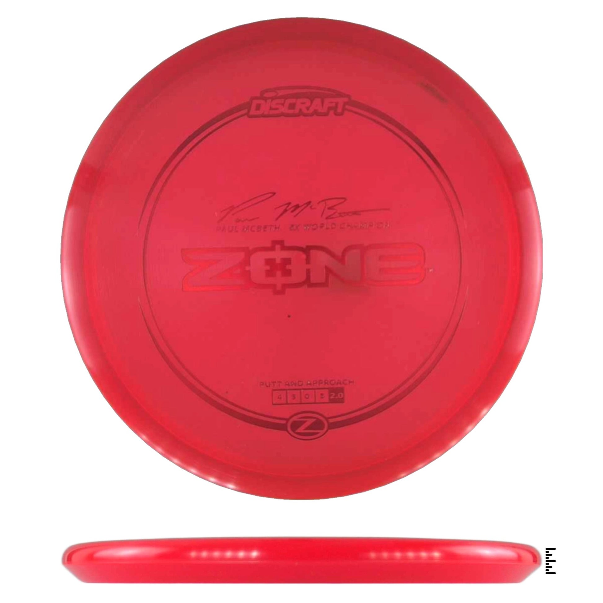 Discraft Z Line Zone Paul McBeth - Red - Powergrip USA