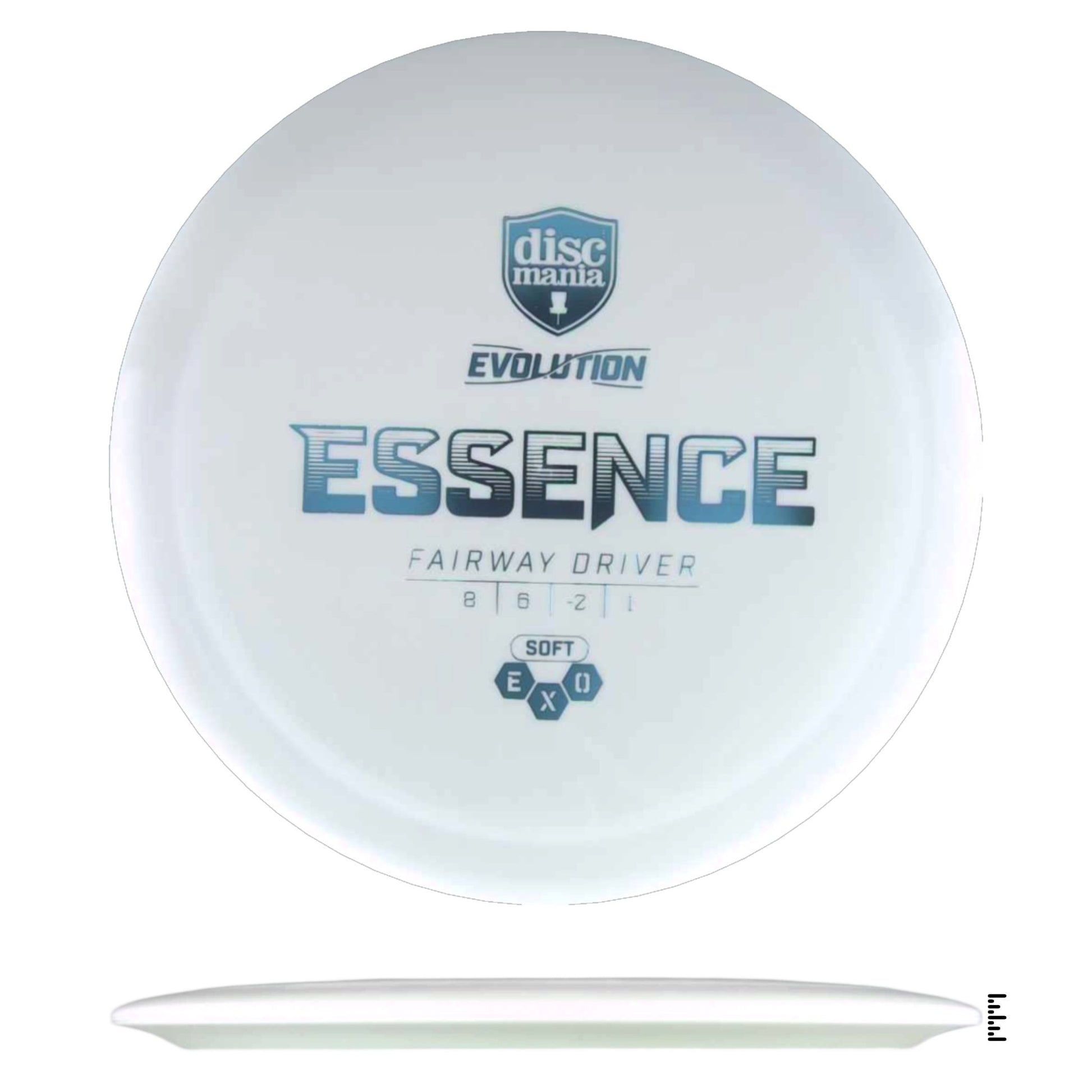 Discmania Evolution Soft Exo Essence - White - Powergrip USA