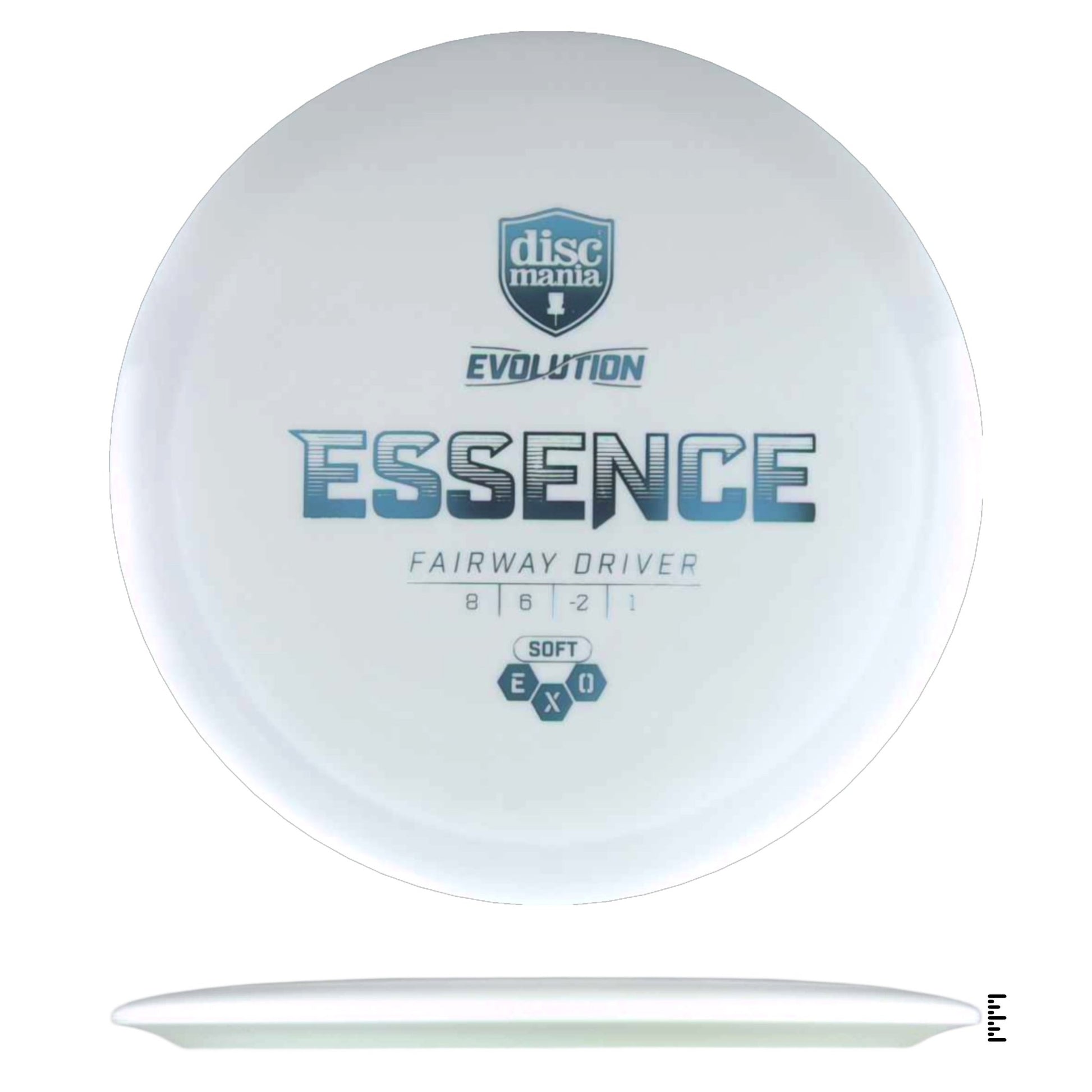 Discmania Evolution Soft Exo Essence - White - Powergrip USA