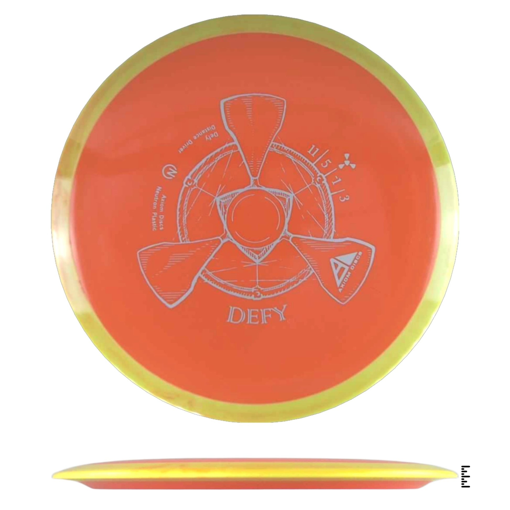 Axiom Discs Neutron Defy - Orange / Yellow - Powergrip USA