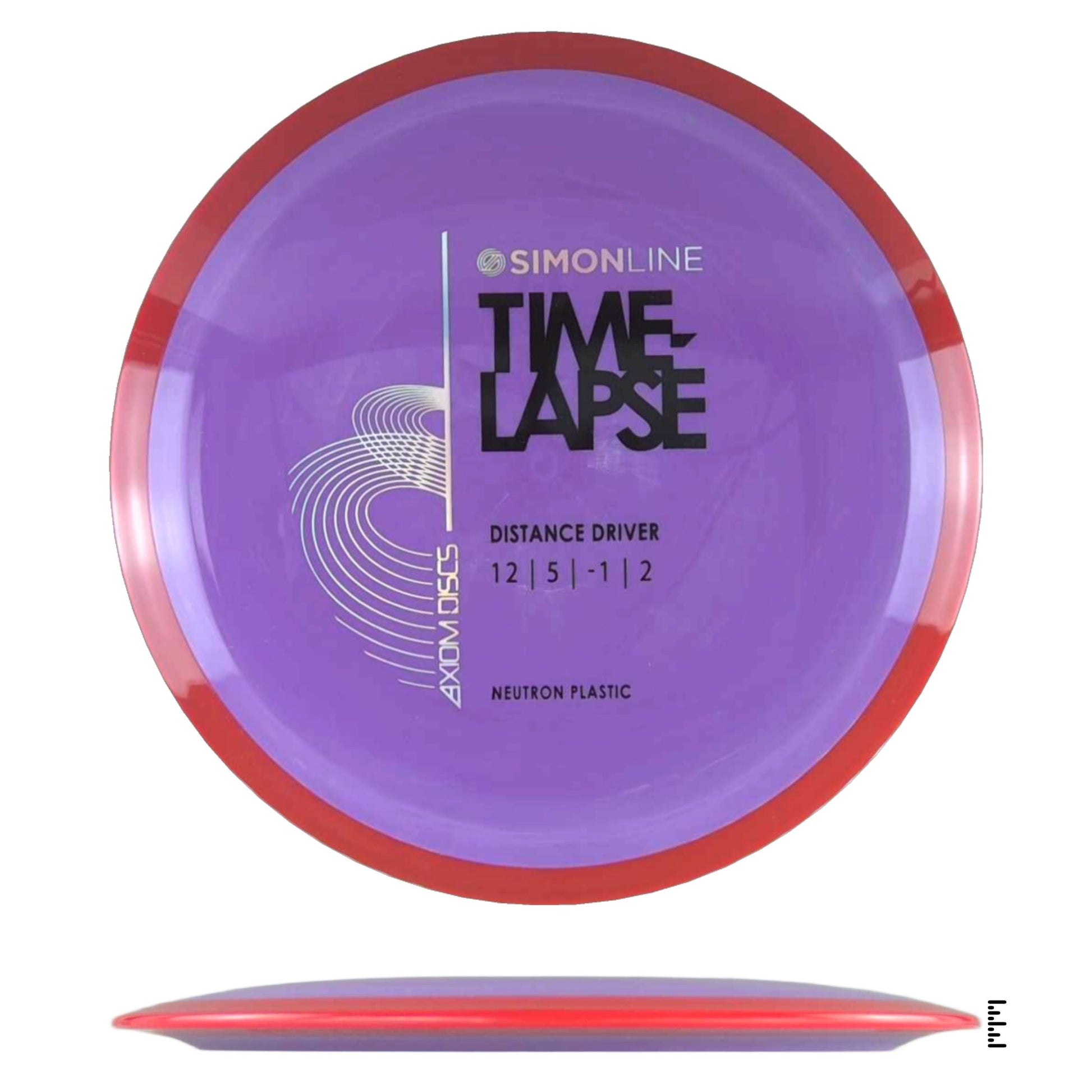 Axiom Discs Simon Line Neutron Time - Lapse - Plum / Red - Powergrip USA