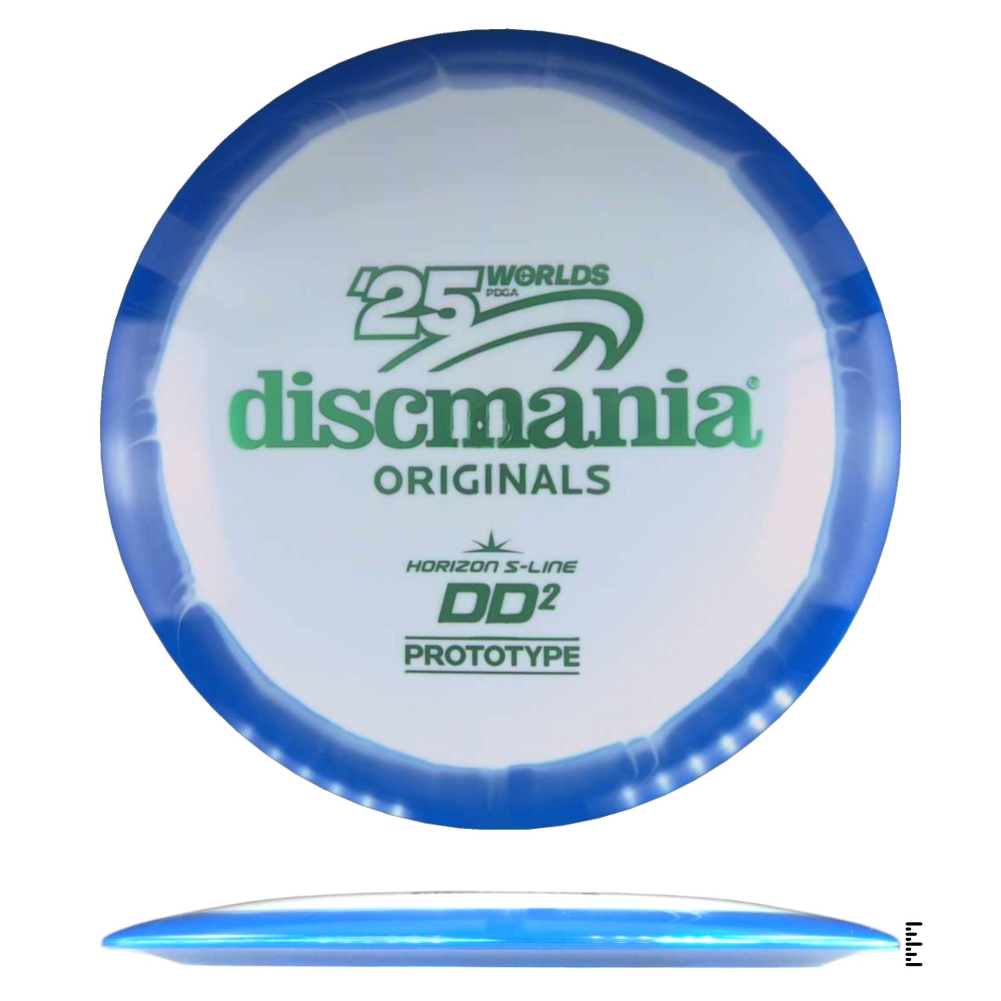 Horizon S - Line DD2 Prototype - Worlds 2025 - White / Blue - Powergrip USA