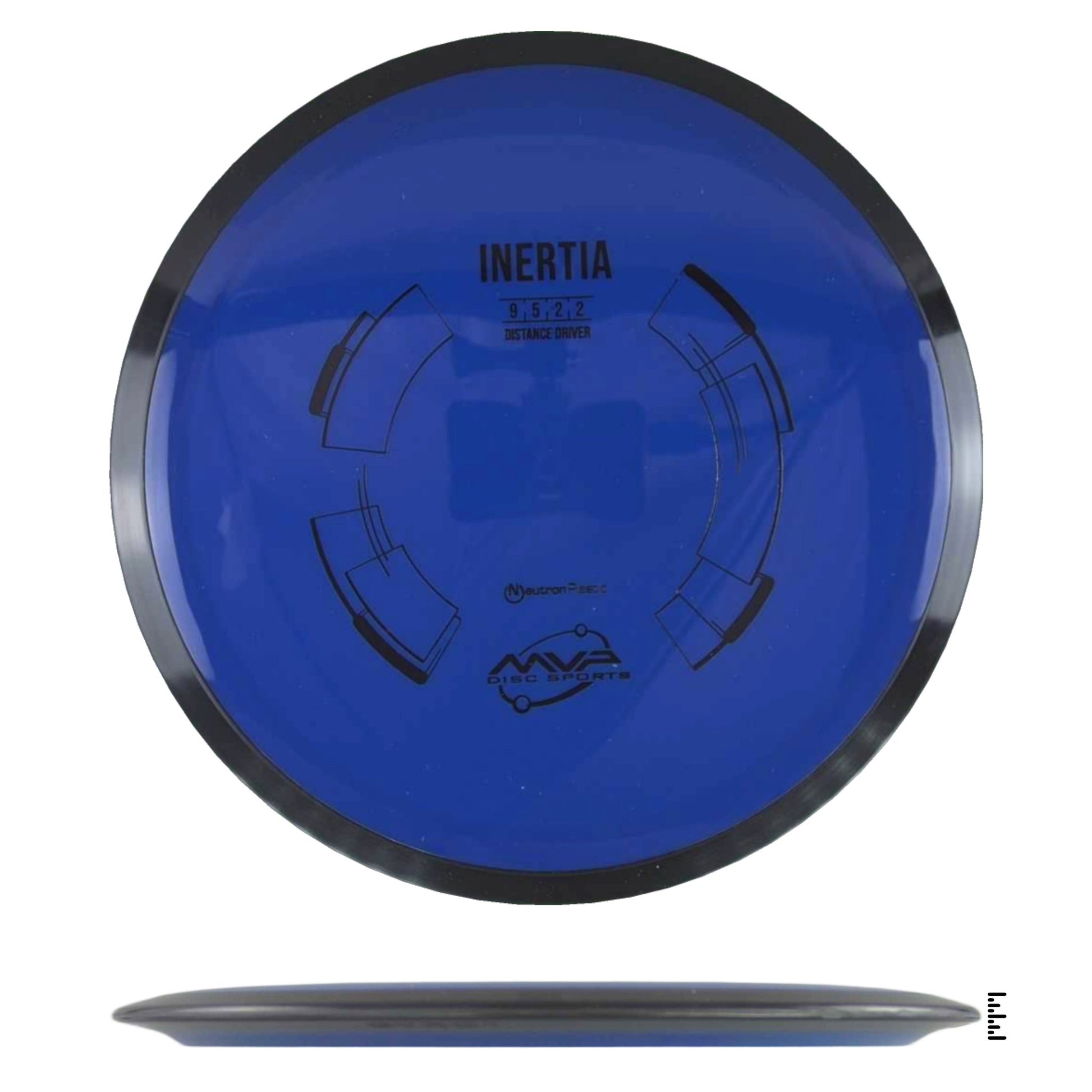 MVP Disc Sports Neutron Inertia - Dark Blue - Powergrip USA