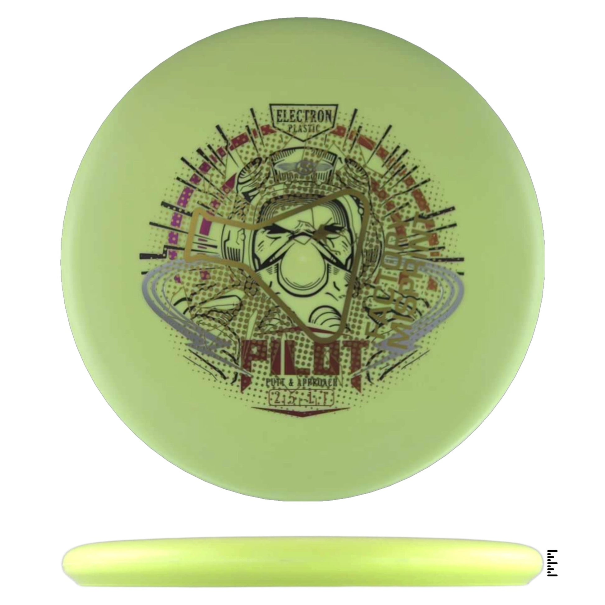 Streamline Discs Electron Pilot Factory Misprint - Fluorescent Yellow - Powergrip USA