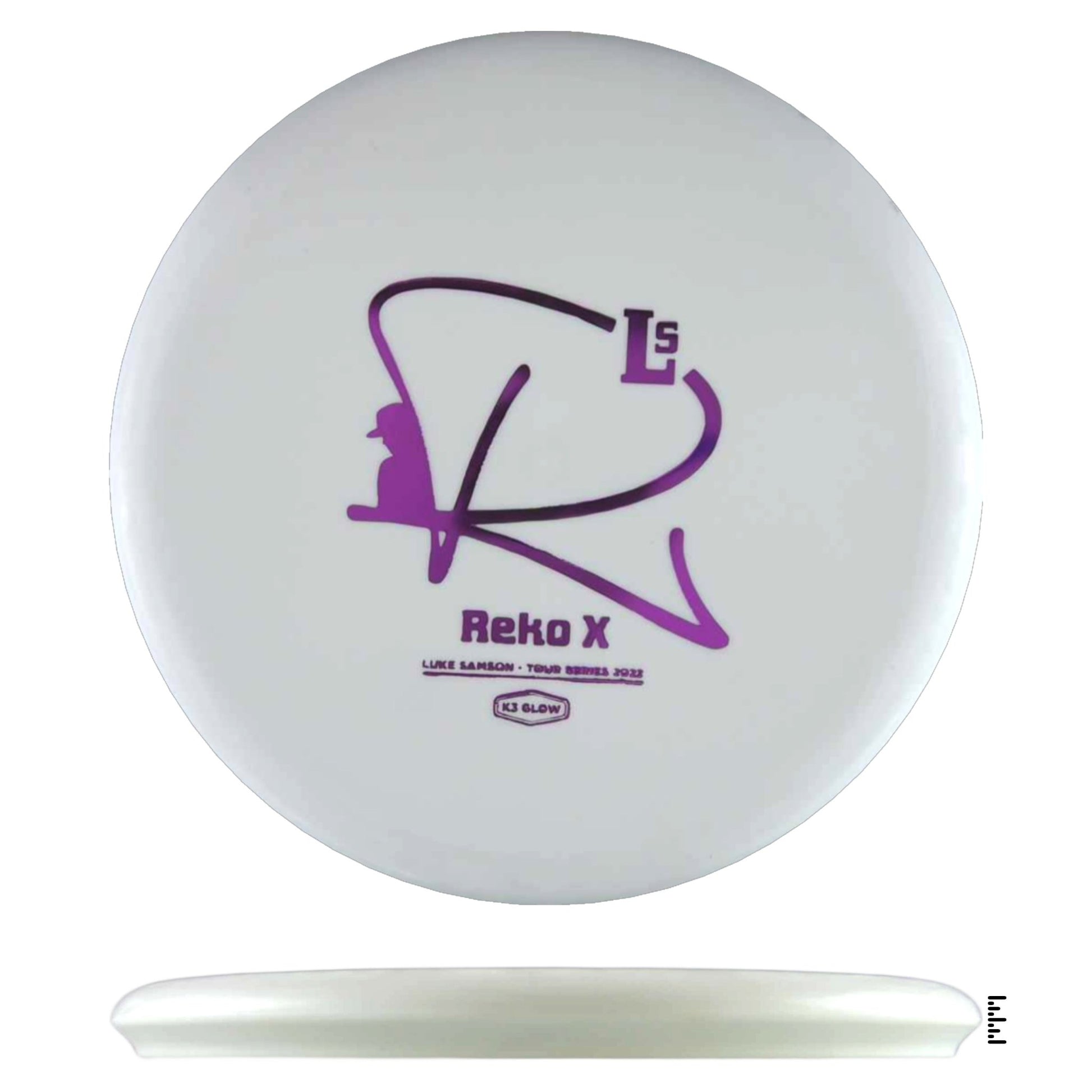 Kastaplast K3 Glow Reko X Luke Samson 2022 Tour Series - White - Powergrip USA