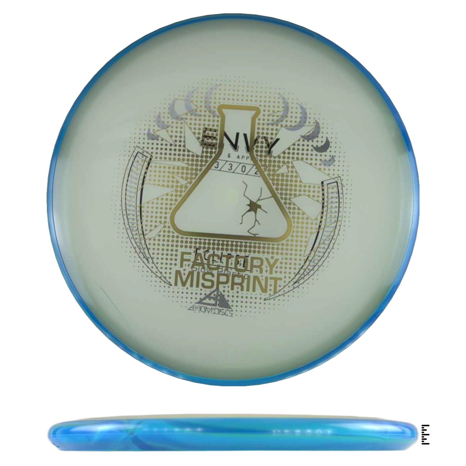 Axiom Discs Eclipse Envy Factory Misprint - Blue - Powergrip USA