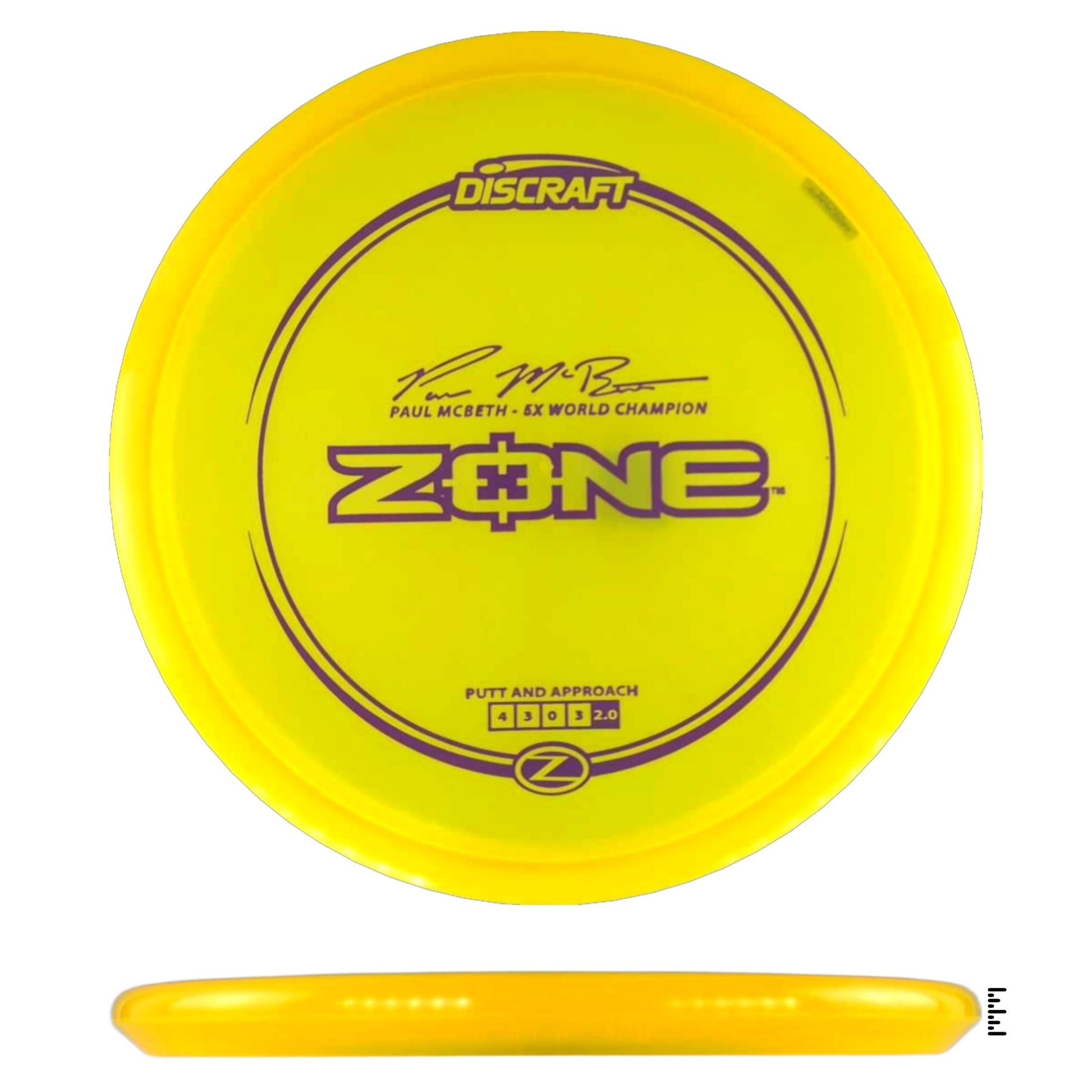 Discraft Z Line Zone Paul McBeth - Yellow - Powergrip USA