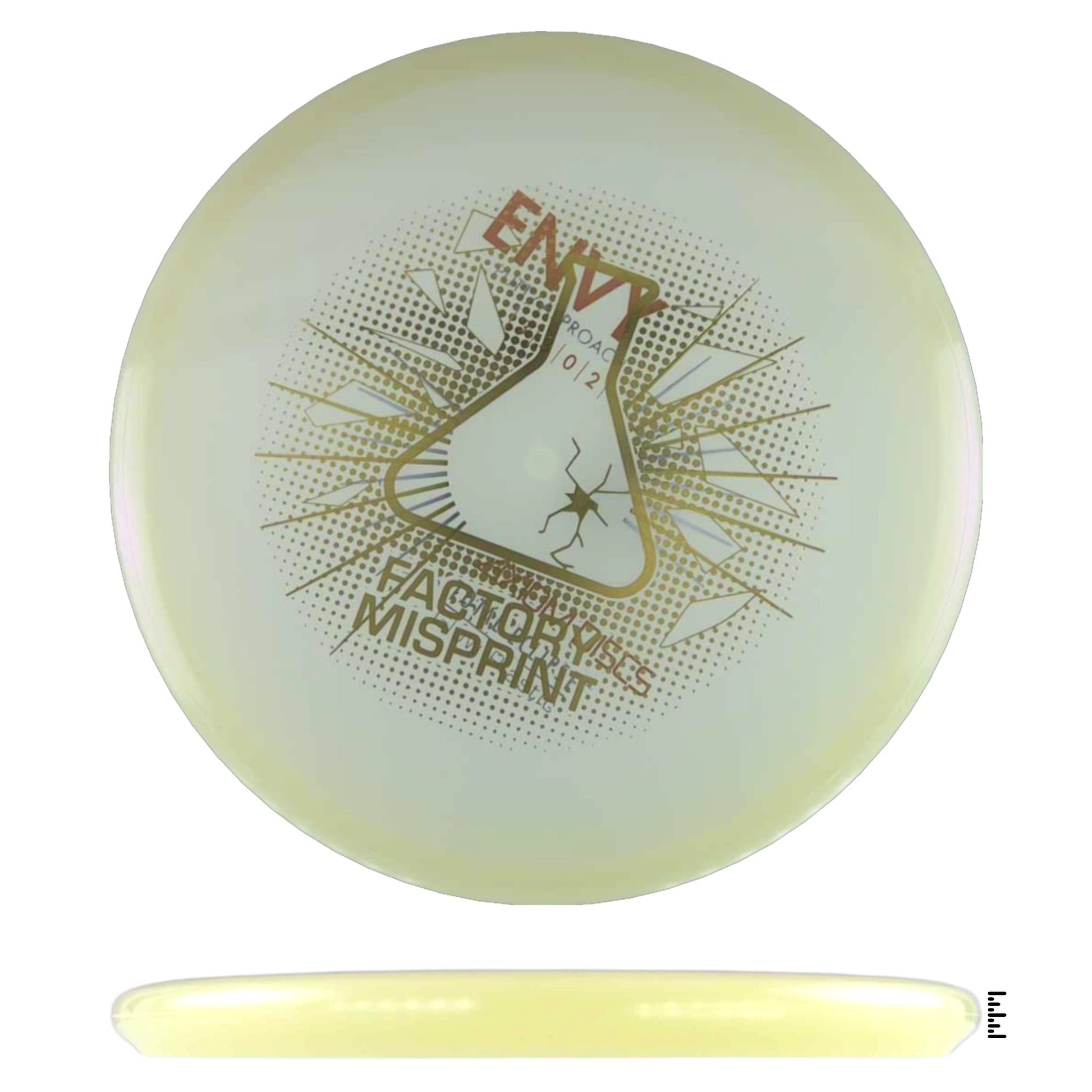 Axiom Discs Total Eclipse Envy Factory Misprint - Glow - Powergrip USA
