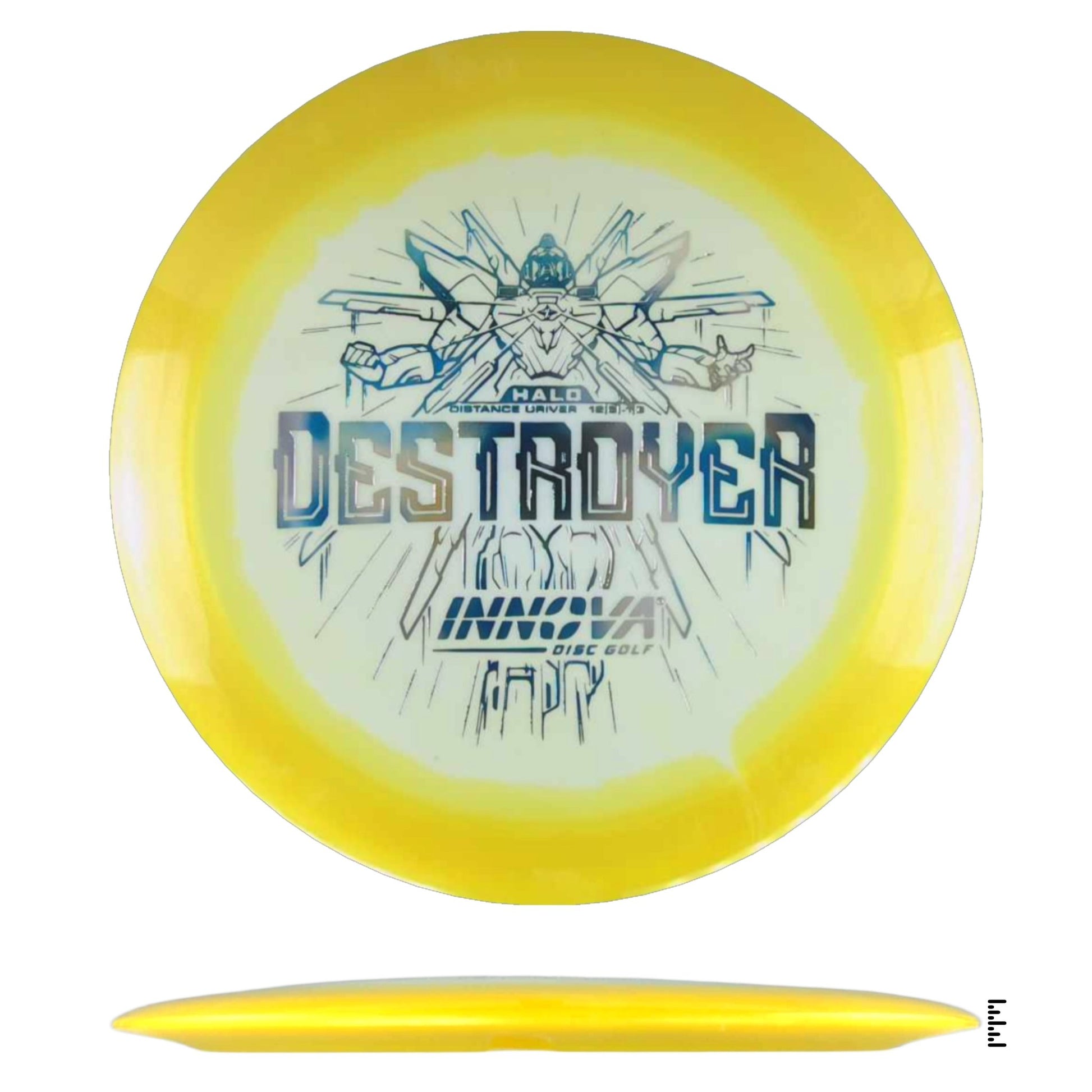 Innova Halo Destroyer - White / Yellow - Powergrip USA