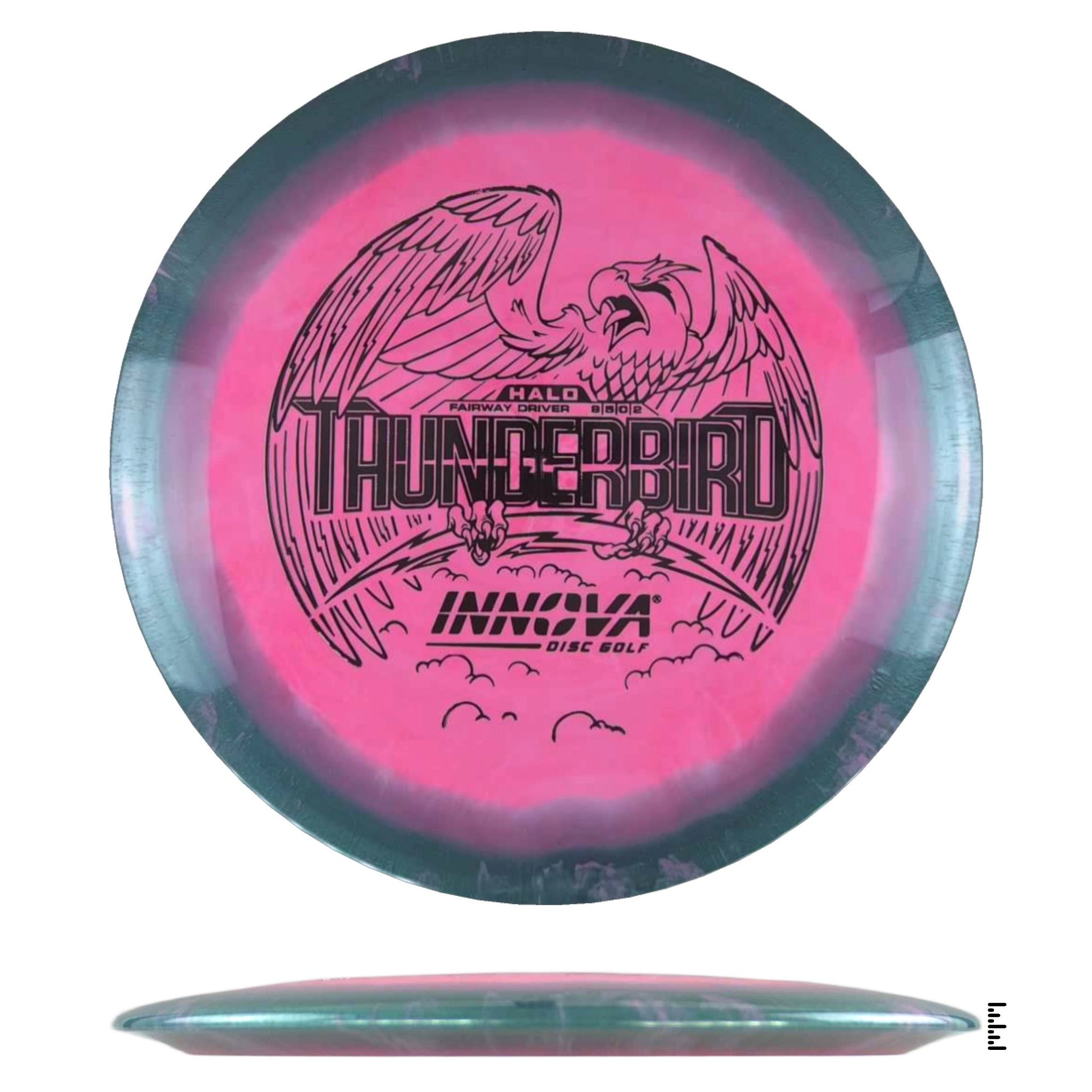 Innova Halo ThunderBird - Pink / Forest Green - Powergrip USA