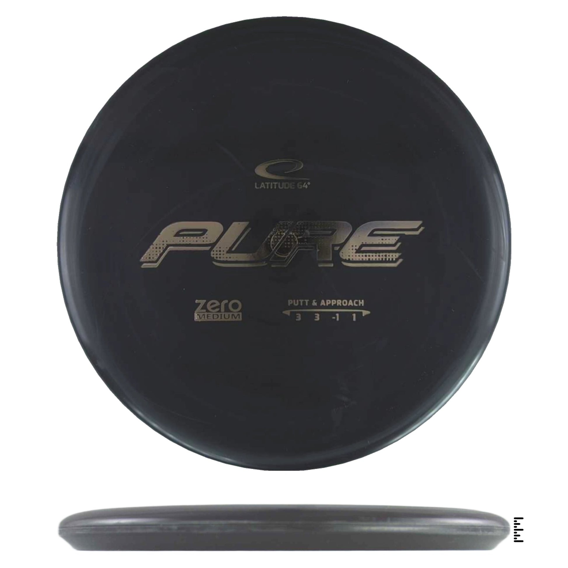 Latitude 64 Zero Medium Pure - Black - Powergrip USA