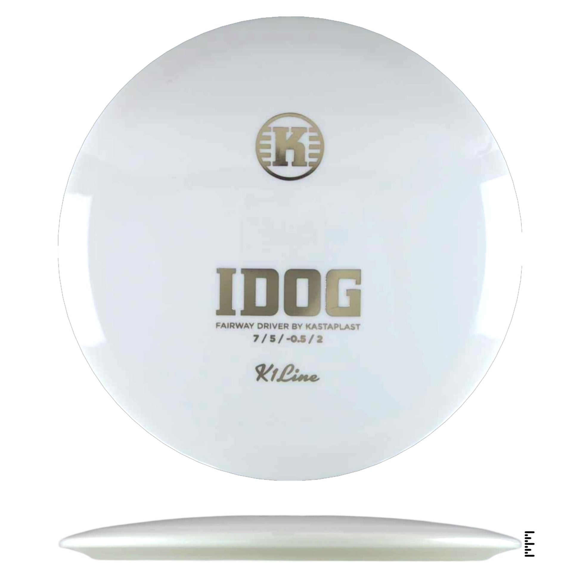 Kastaplast K1 Idog - White - Powergrip USA