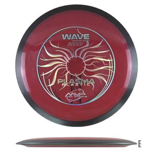 MVP Disc Sports Plasma Wave - Dark Red - Powergrip USA