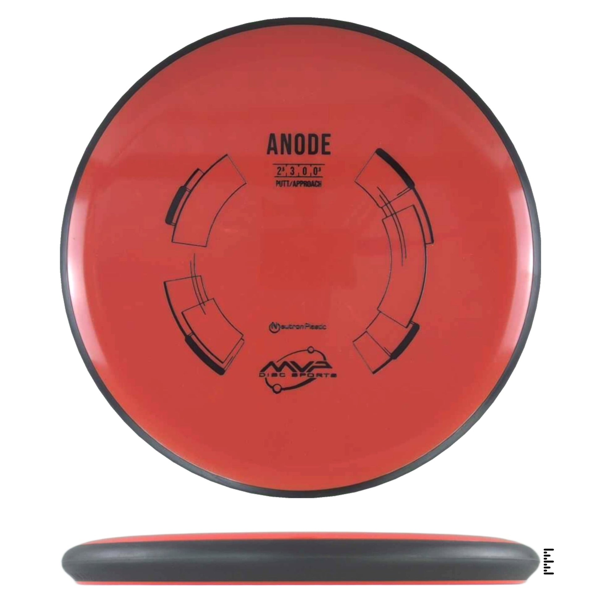 MVP Disc Sports Neutron Anode - Dark Orange - Powergrip USA