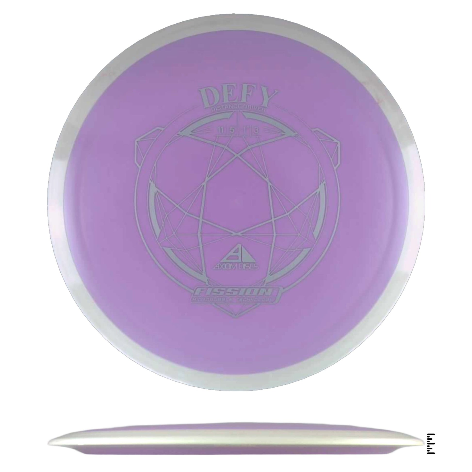 Axiom Discs Fission Defy - Plum / White - Powergrip USA