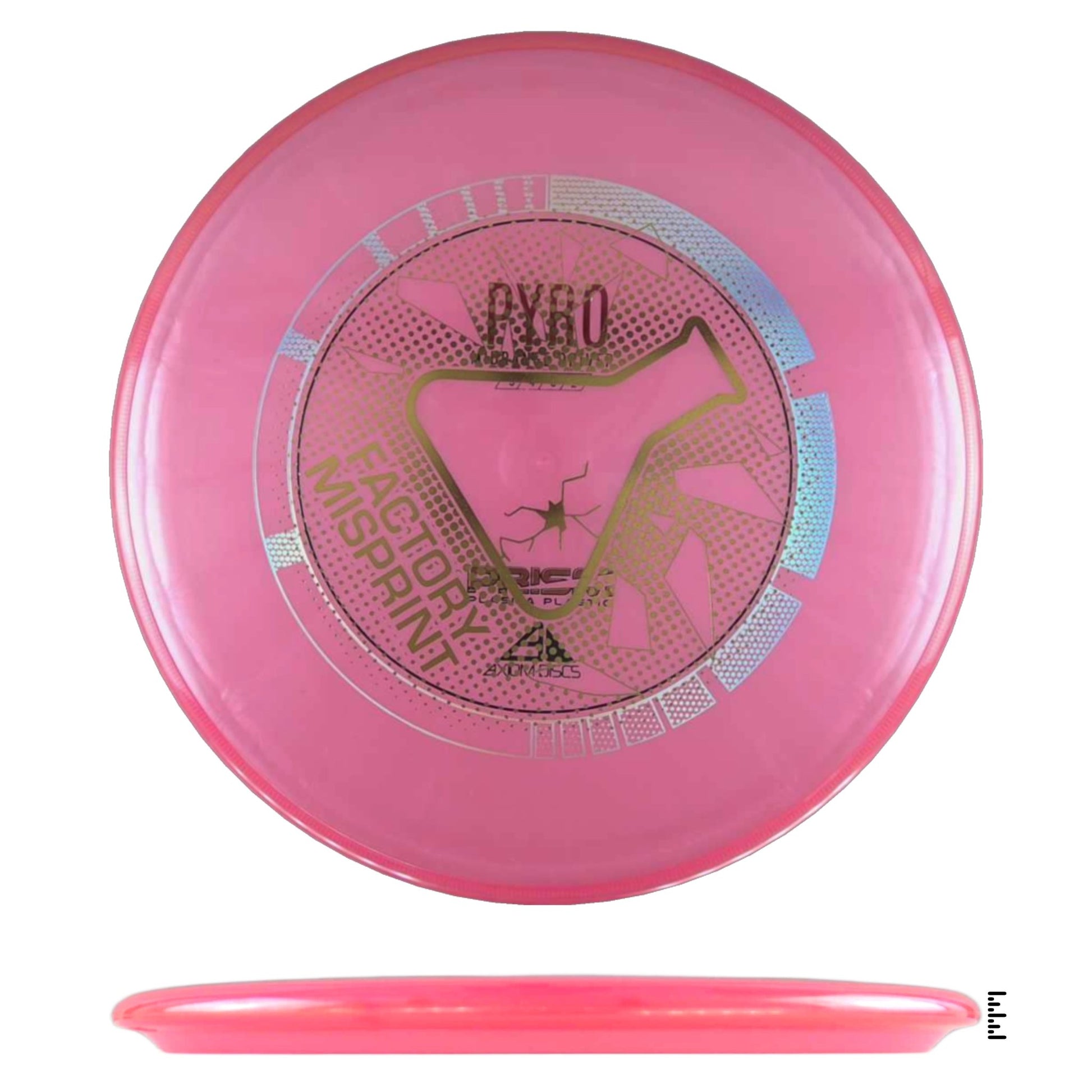 Axiom Discs Prism Plasma Pyro Factory Misprint - Pink / Magenta - Powergrip USA