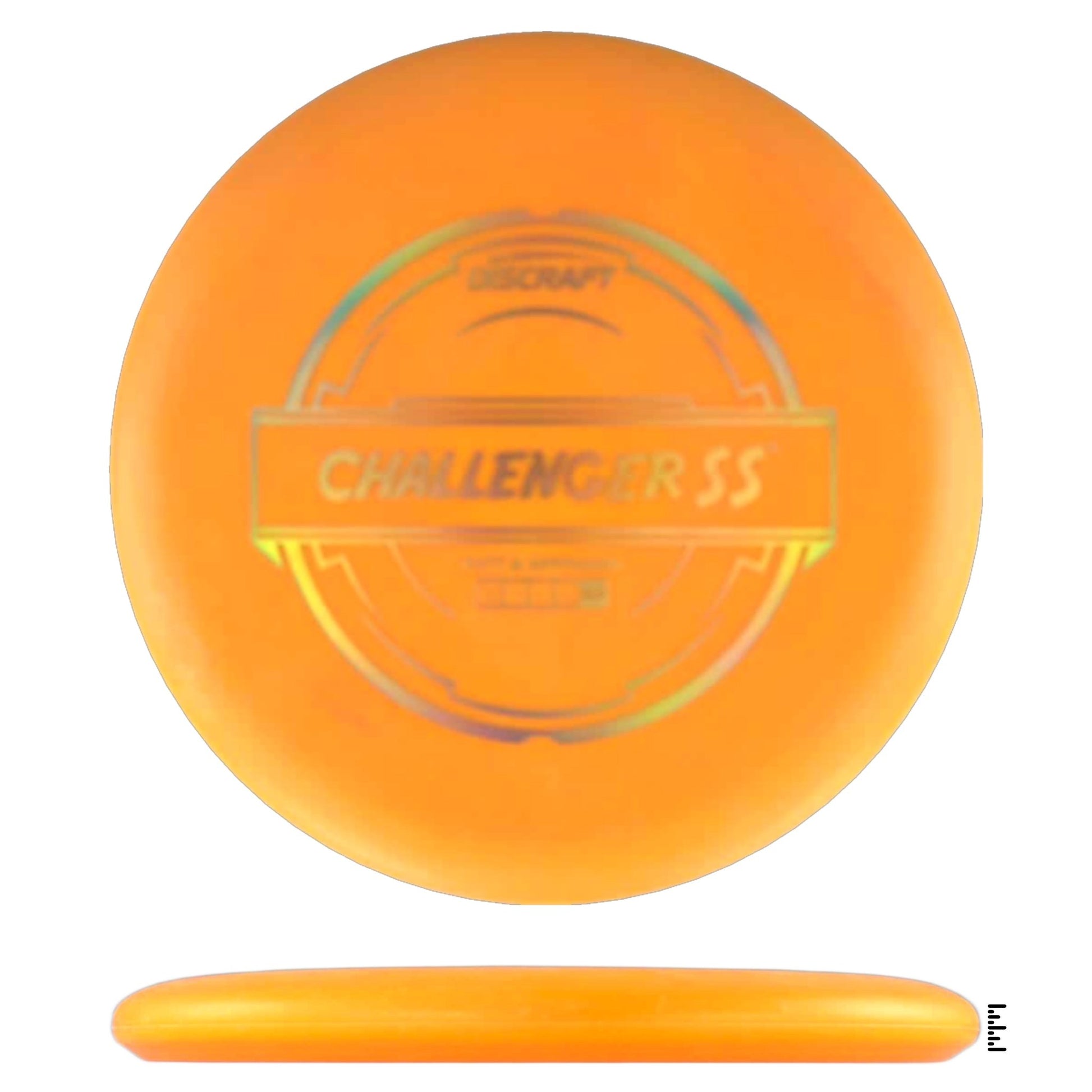 Discraft D Line Challenger SS - Orange - Powergrip USA