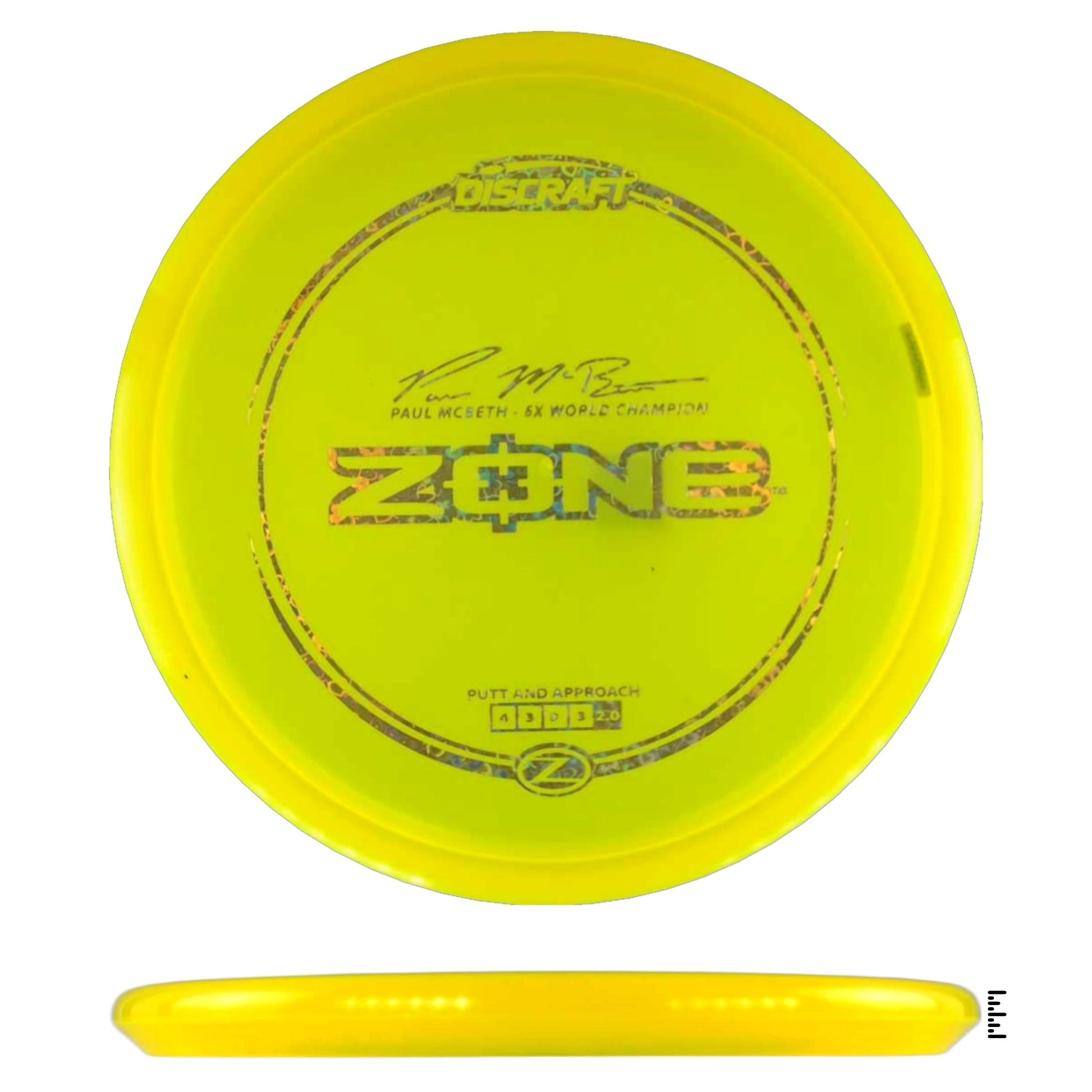 Discraft Z Line Zone Paul McBeth - Yellow - Powergrip USA