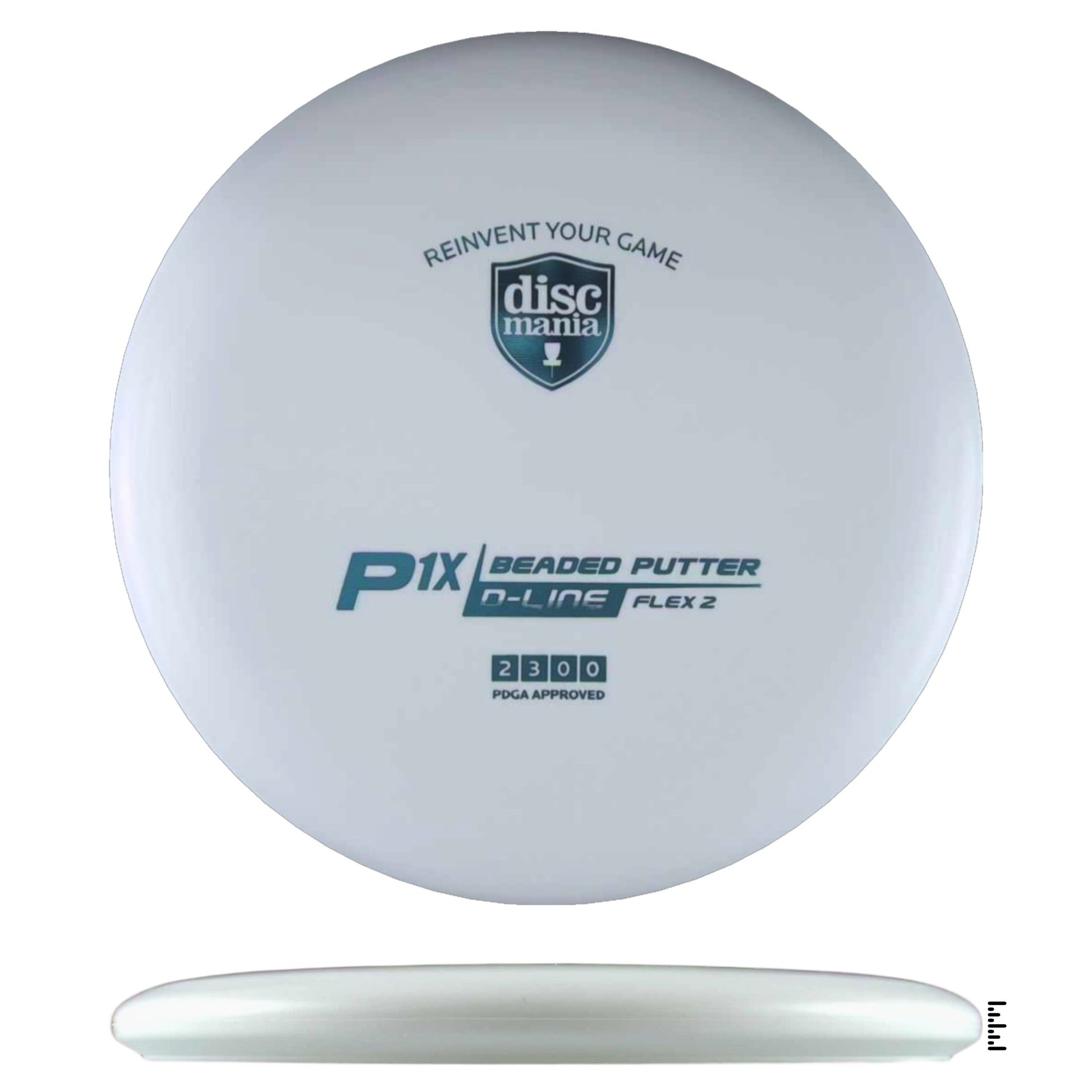 Discmania D - Line Flex 2 P1x - White - Powergrip USA