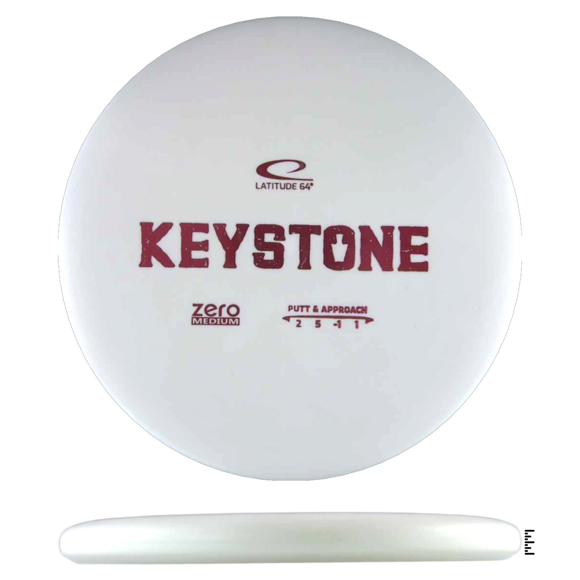 Latitude 64 Zero Medium Keystone - White - Powergrip USA