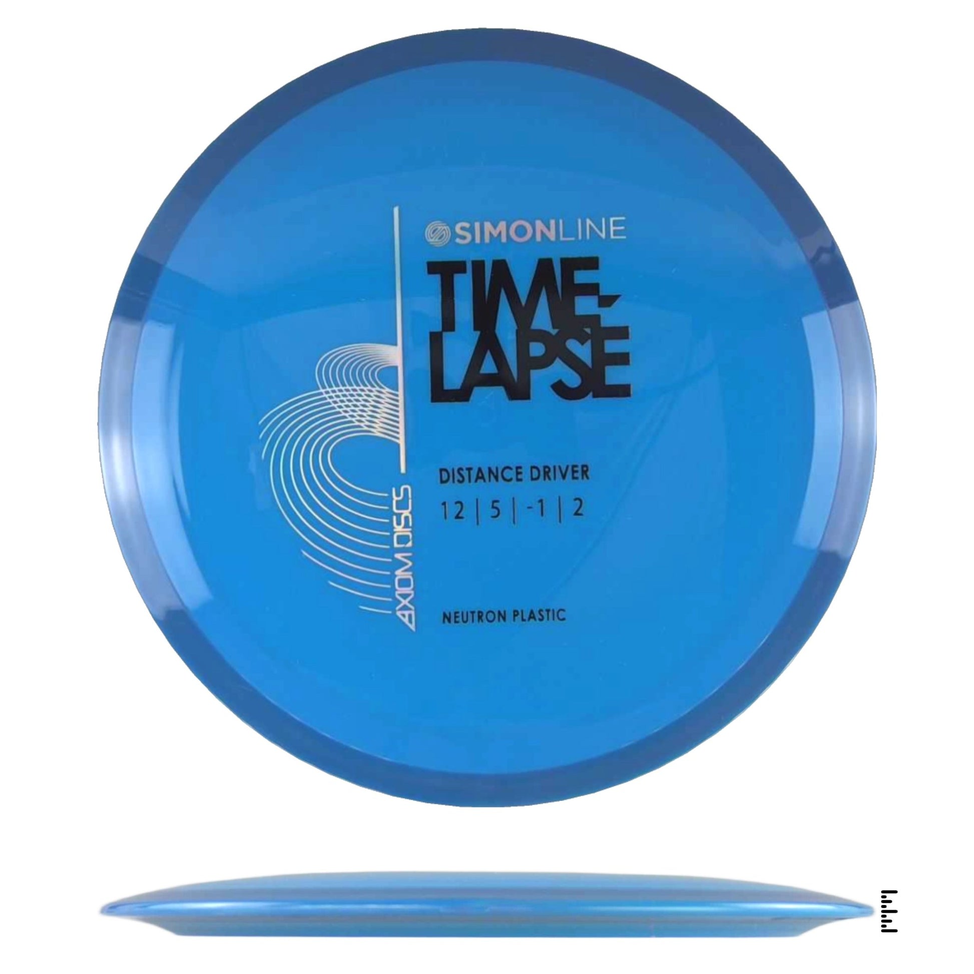 Axiom Discs Simon Line Neutron Time - Lapse - Blue / Dark Blue - Powergrip USA