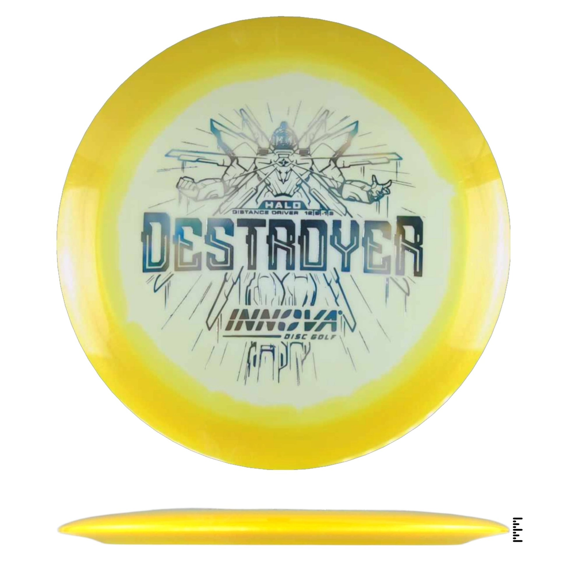 Innova Halo Destroyer - White / Yellow - Powergrip USA