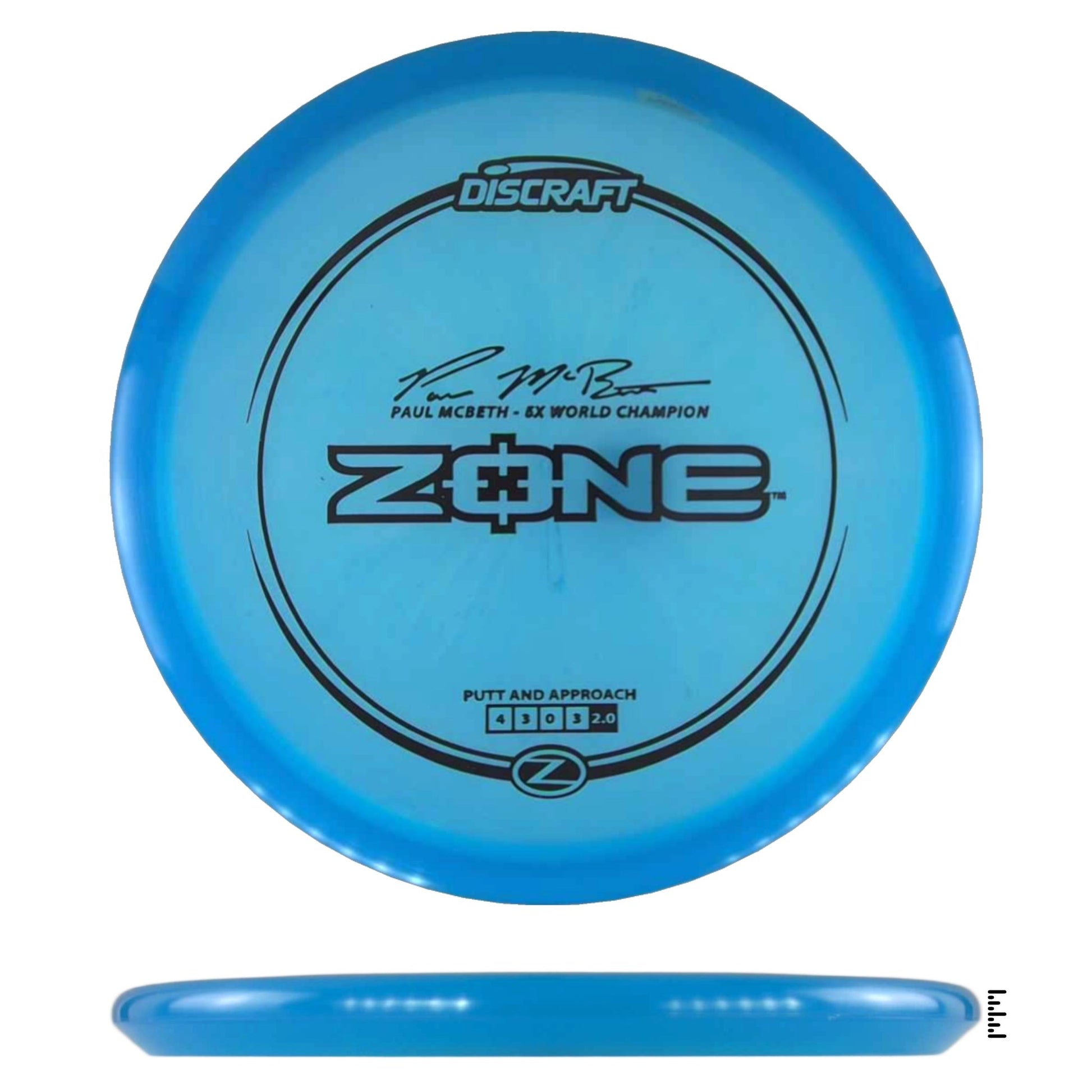 Discraft Z Line Zone Paul McBeth - Blue - Powergrip USA