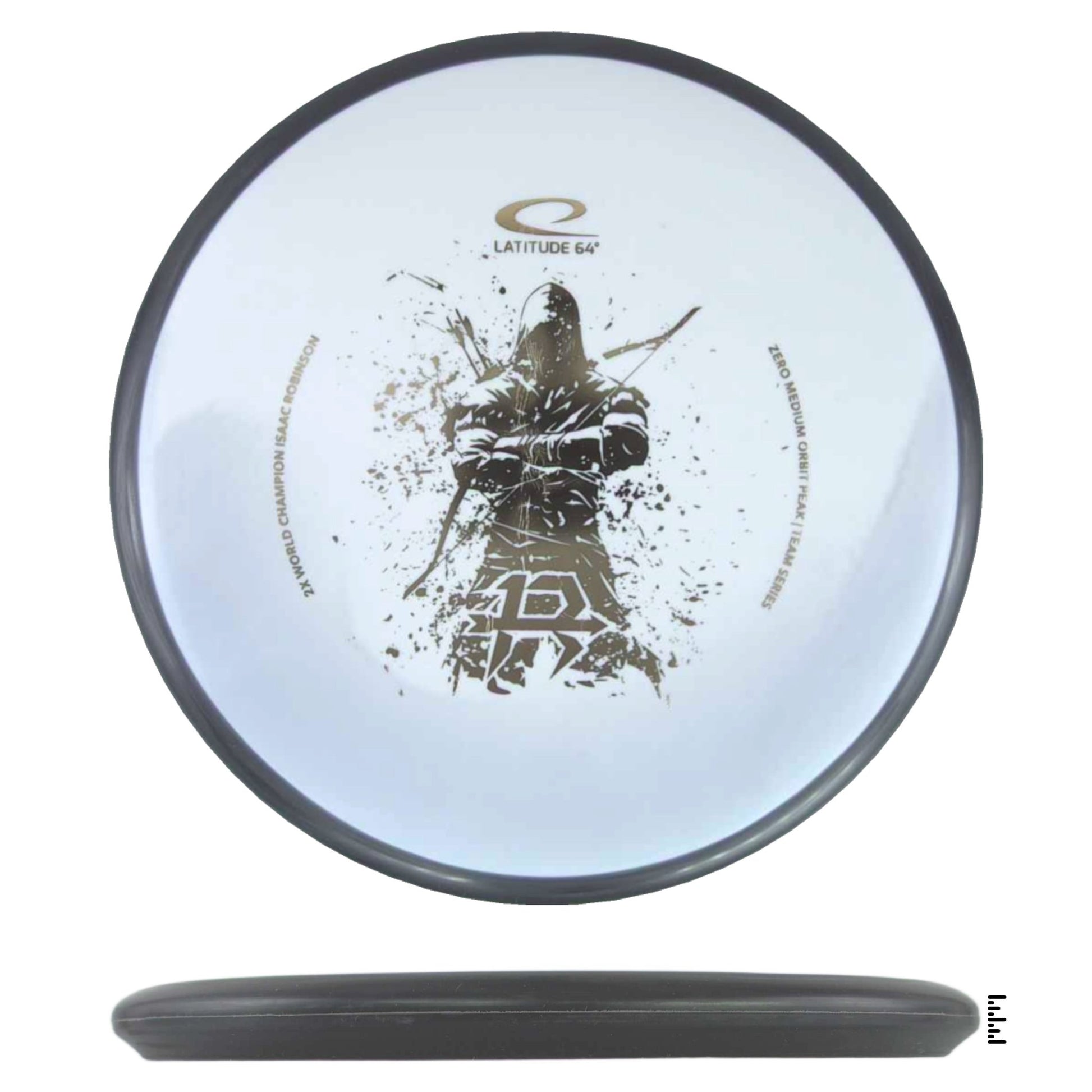 Zero Medium Orbit Peak - Isaac Robinson Team Series 2025 - White / Black - Powergrip USA